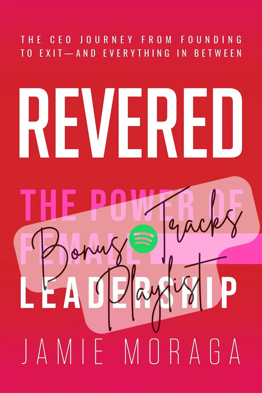 REVERED book cover with Spotify Bonus Tracks overlay