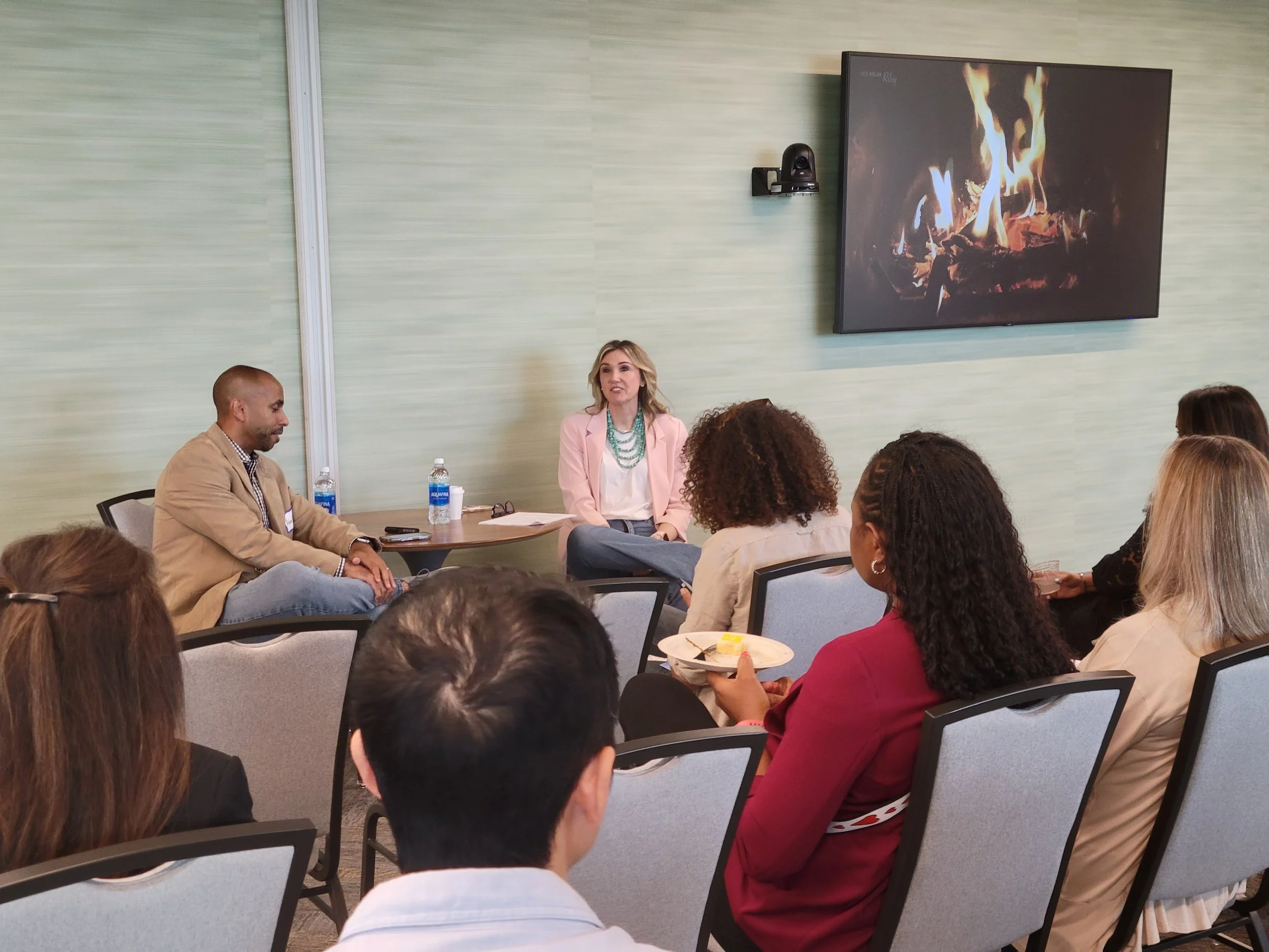 Image from Founders First FastPath Fireside Chat featuring Author and CEO Jamie Moraga