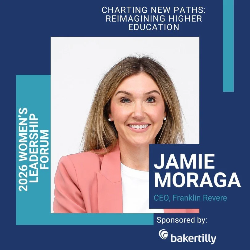 Event image featuring Author and CEO Jamie Moraga at the WACUBO Women's Leadership Forum