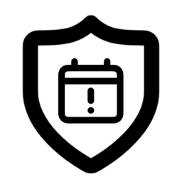 Calendar icon for preventative maintenance scheduling