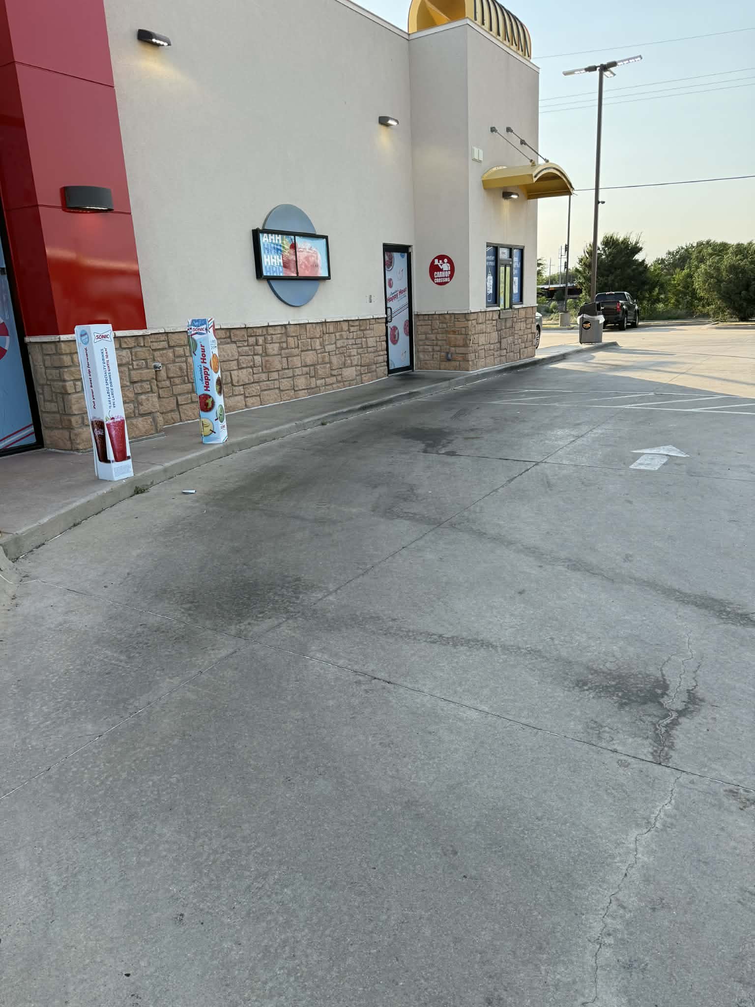 Commercial parking lot pressure washing for a clean, professional first impression. 
