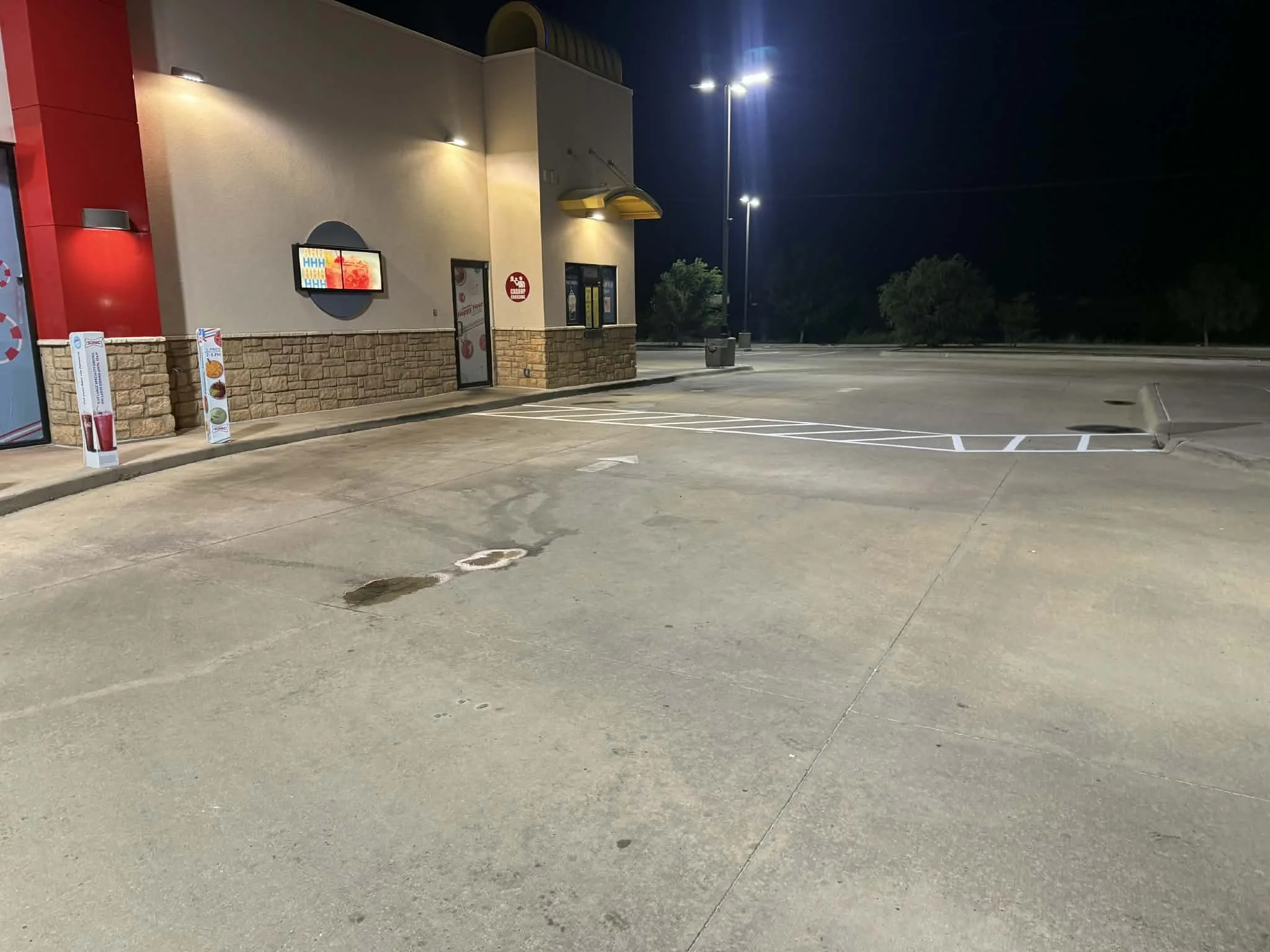 Commercial parking lot pressure washing for a clean, professional first impression. 
