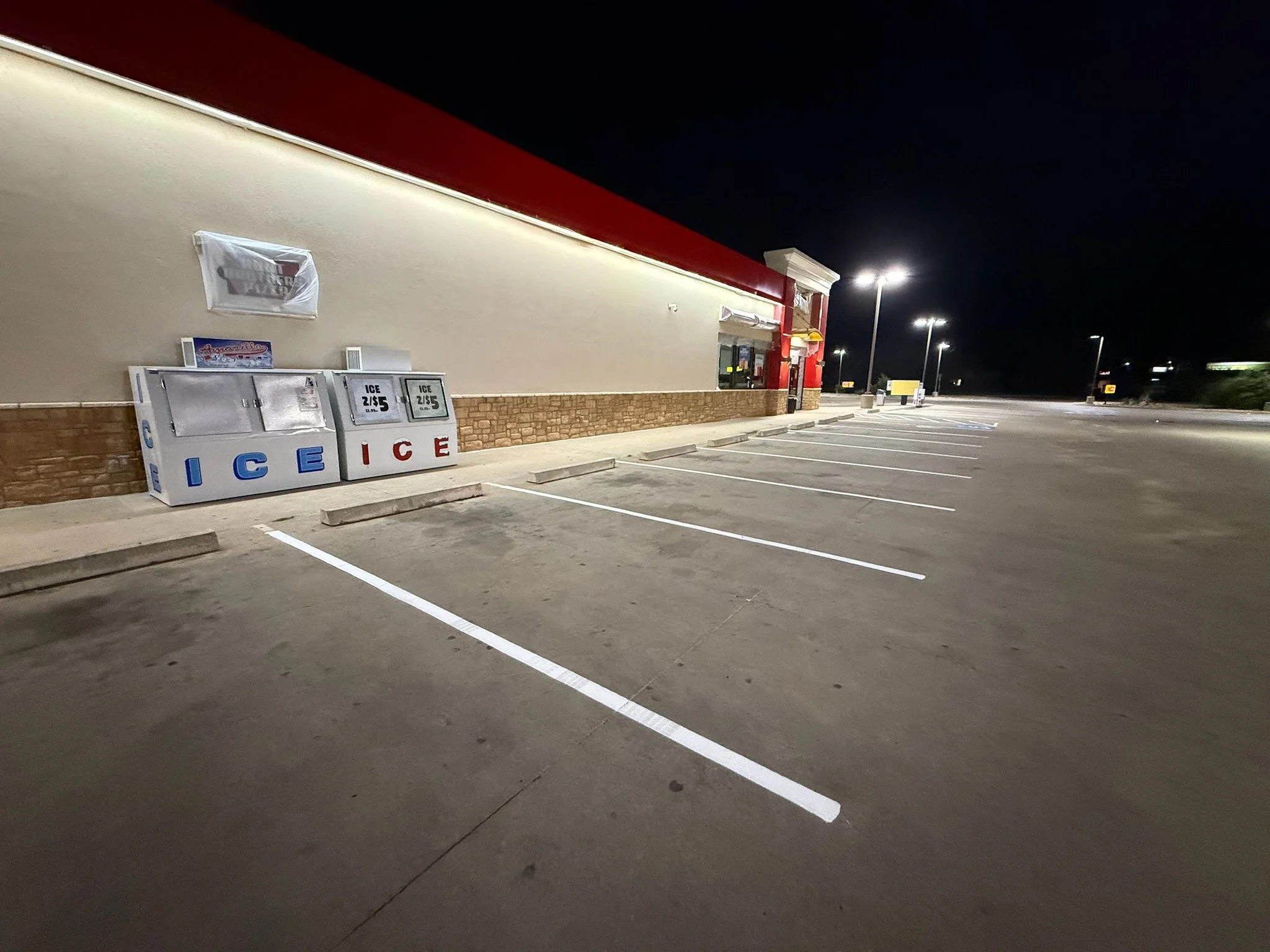 Commercial parking lot pressure washing for a clean, professional first impression. 
