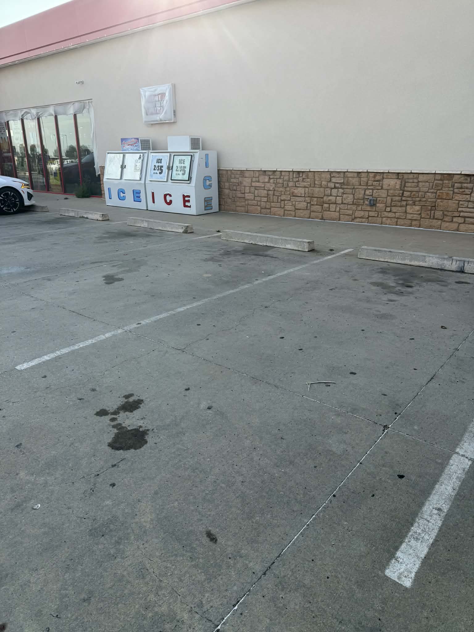Commercial parking lot pressure washing for a clean, professional first impression. 
