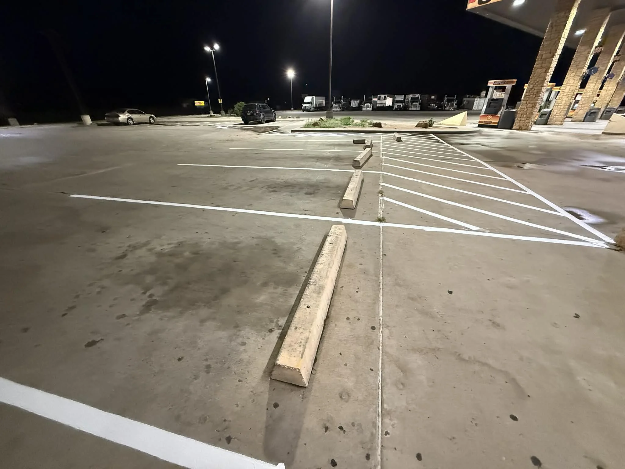 Commercial parking lot pressure washing for a clean, professional first impression. 
