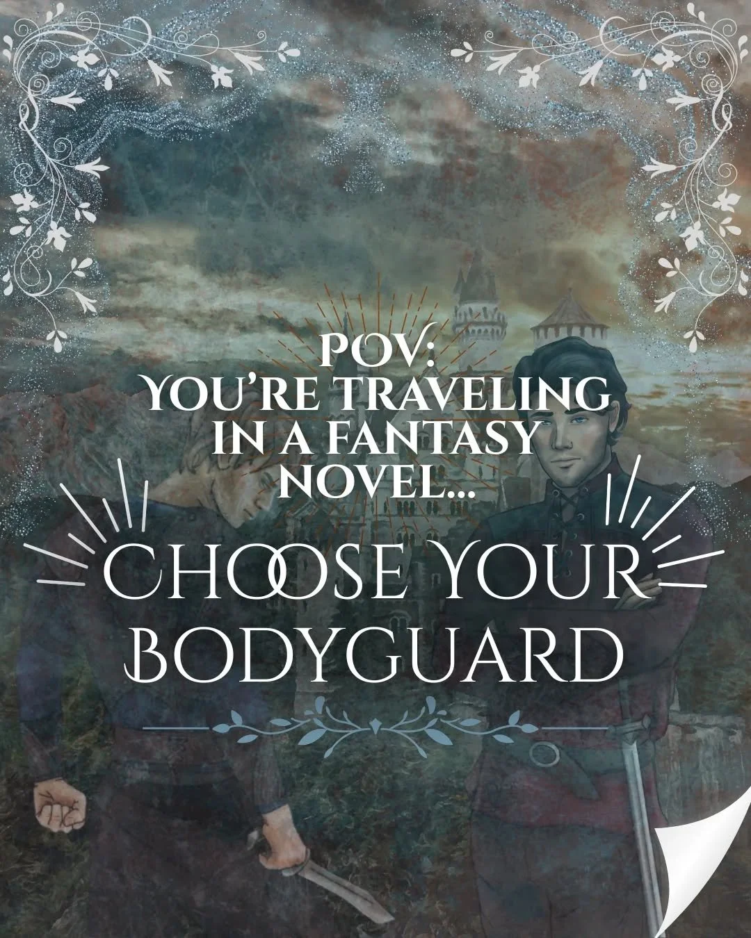 Who are you choosing as your bodyguard? 👀 

🔥 The One Light Trilogy is an upper YA Christian portal fantasy series for fans of Ben-Hur and the River of Time Series. If you're a reader of broken heroes, brothers-to-enemies, blood feuds, arranged mar