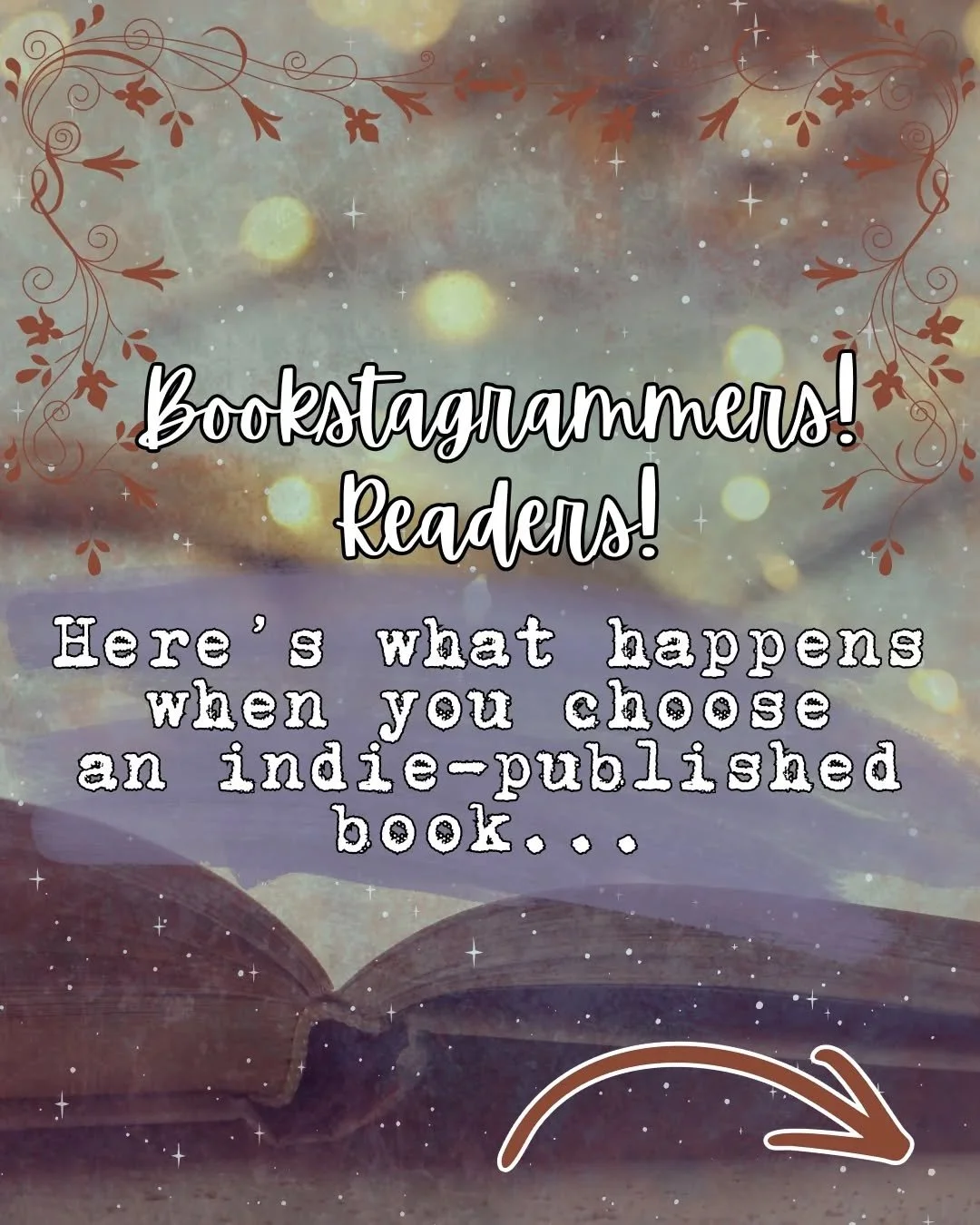 Readers, when the trad world can't give you the books you want, the indie world can! ✨️ Stories that aren't afraid to go deeper, to shine hope into darkness. To get real and raw, to challenge and to question.

If you've ever said, "I wish someon