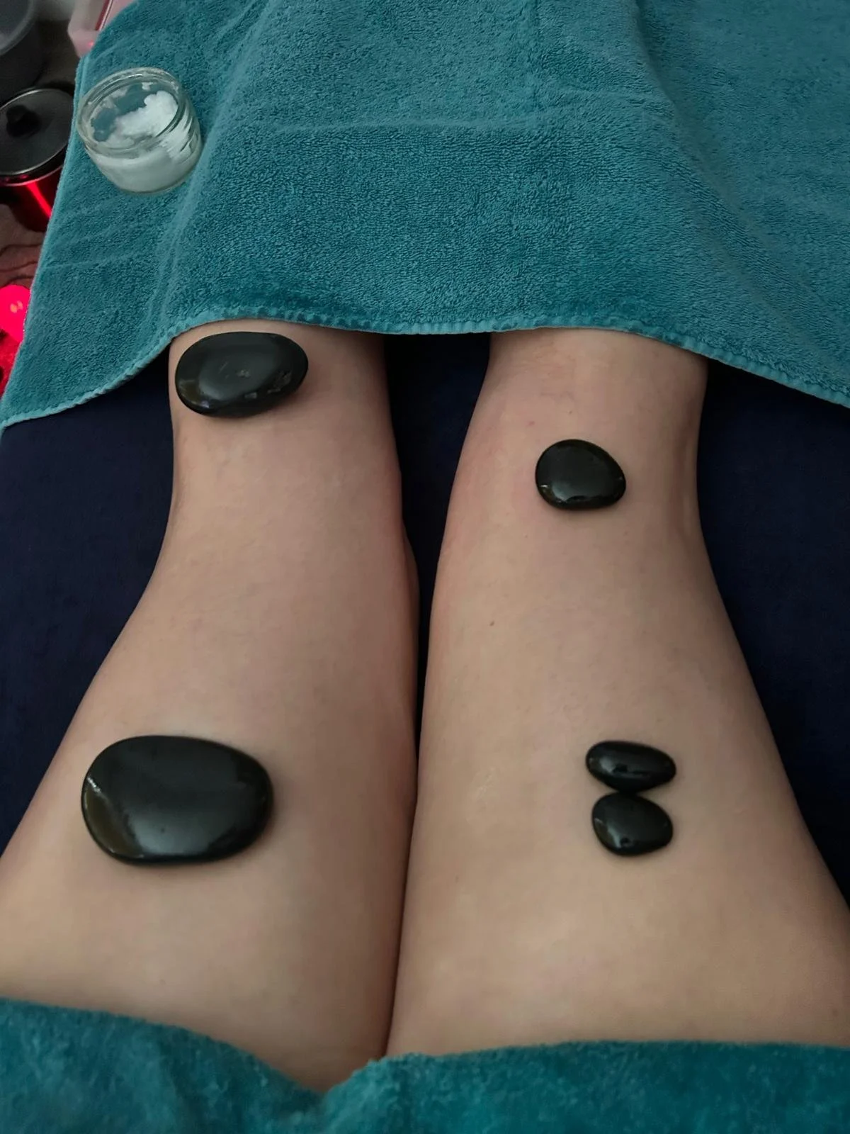 Hot stone massage therapy session - Warwickshire, Root & Rise