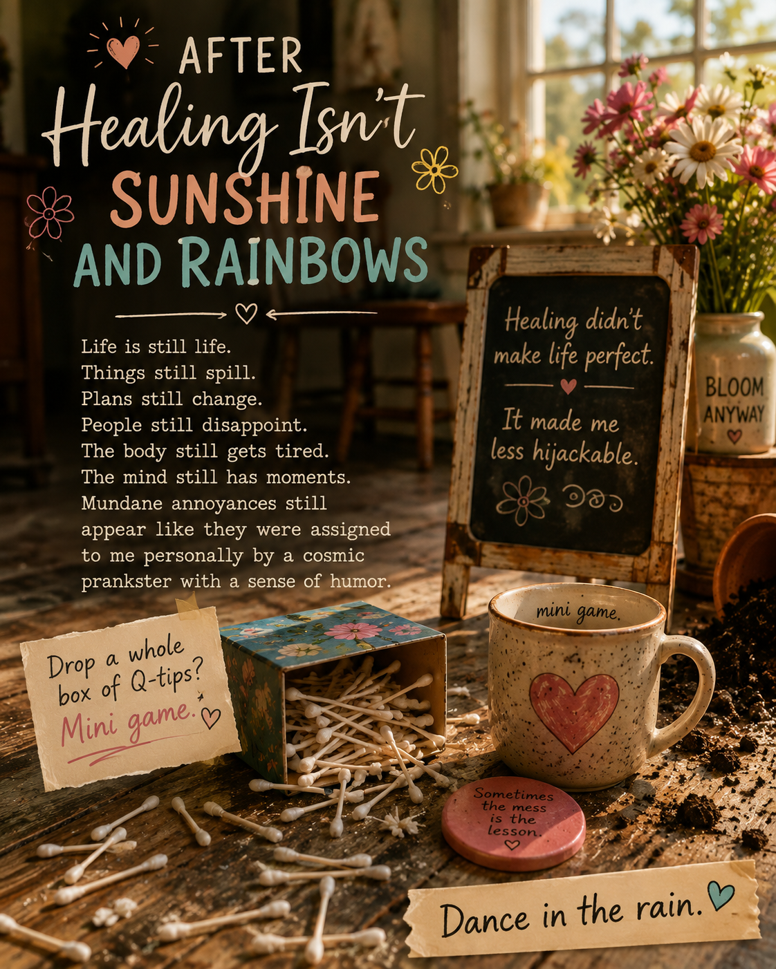 After Healing isn’t all Sunshine and Rainbows