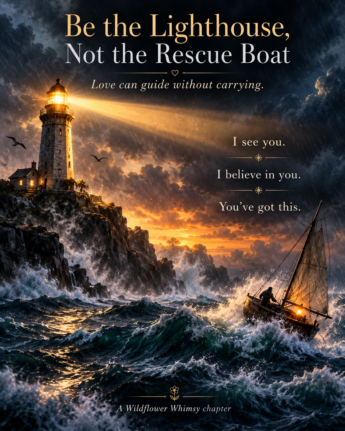 Be the Lighthouse, Not the Rescue Boat 