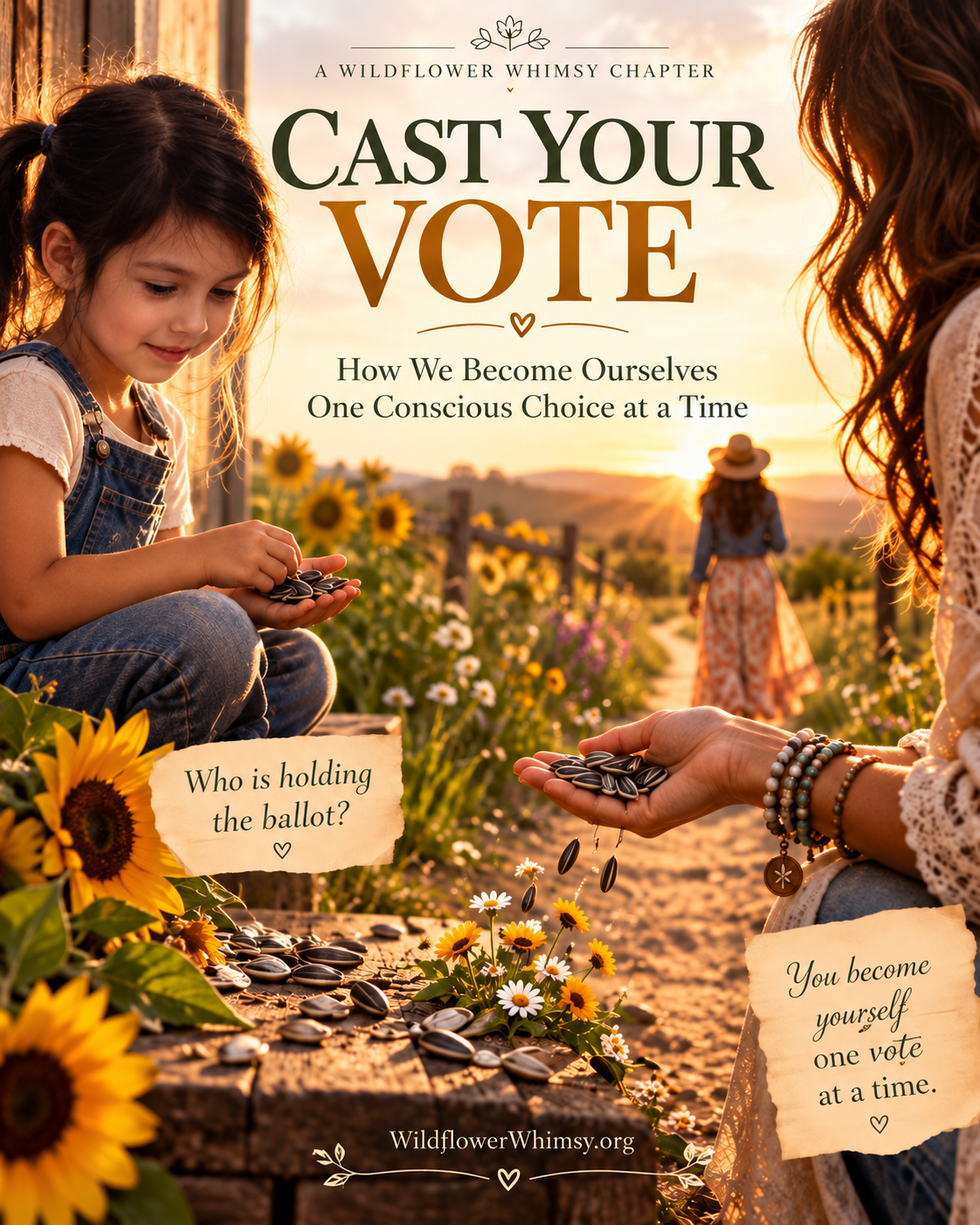 Cast Your Vote

How We Become Ourselves One Conscious Choice at a Time