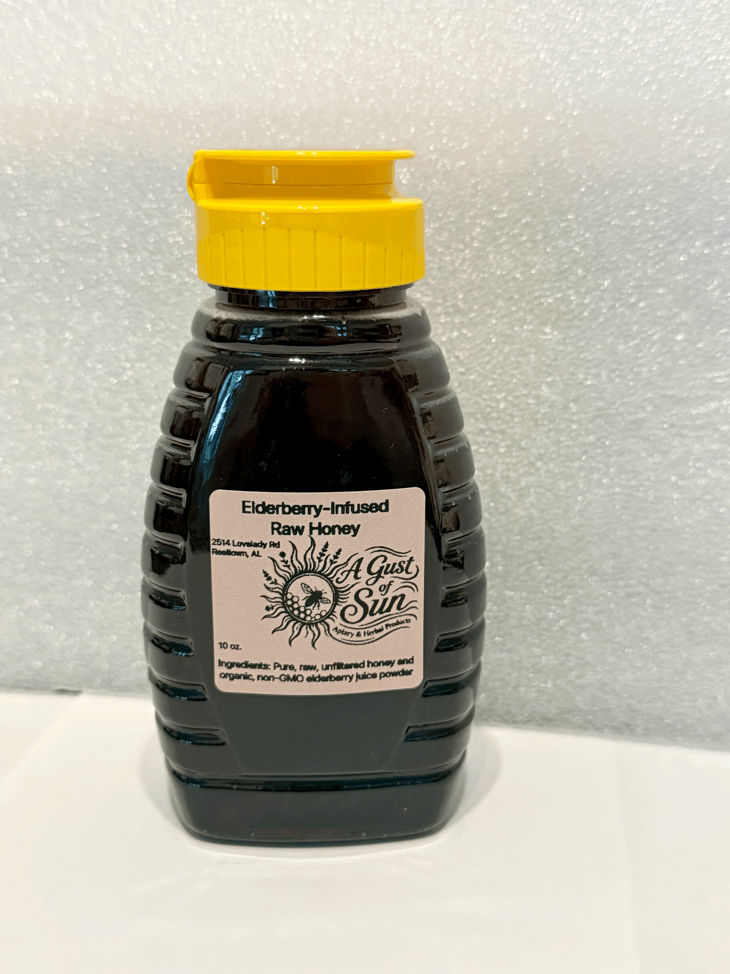 Elderberry Infused Honey (10 oz)