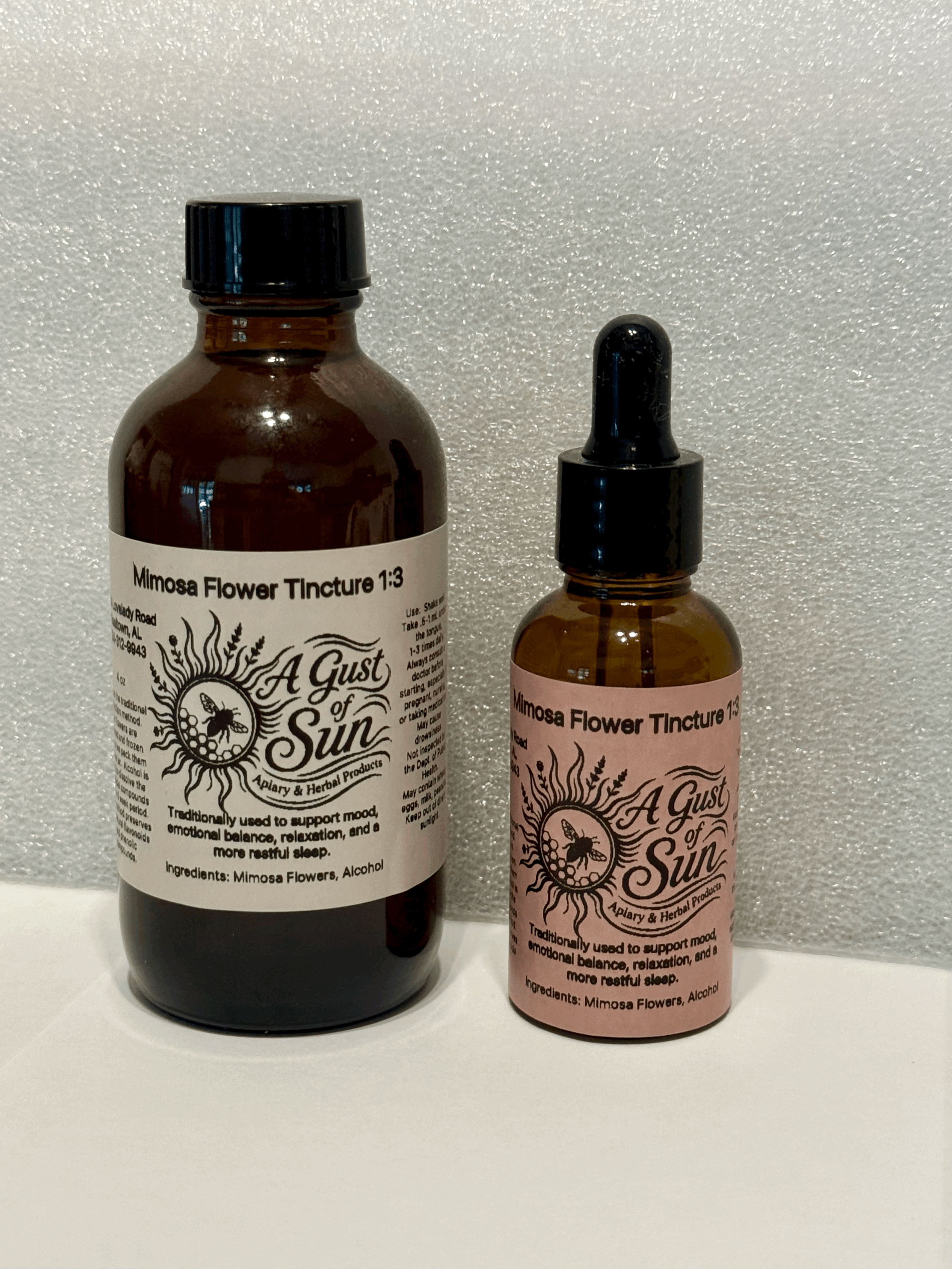 Mimosa Flower Tincture (1 oz and 4 oz)