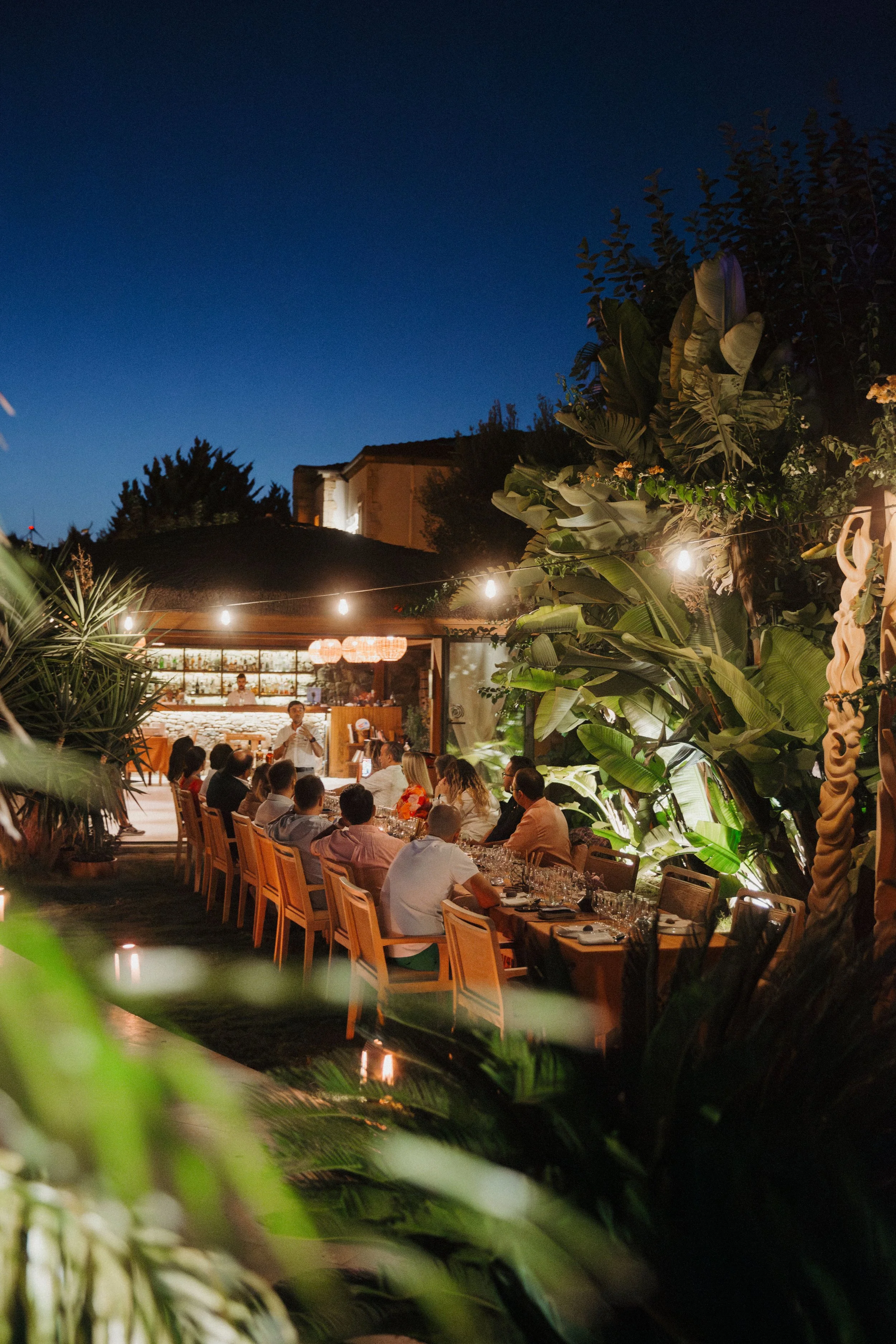 A scotch whisky gourmet food pairing dinner held for a selective audience.