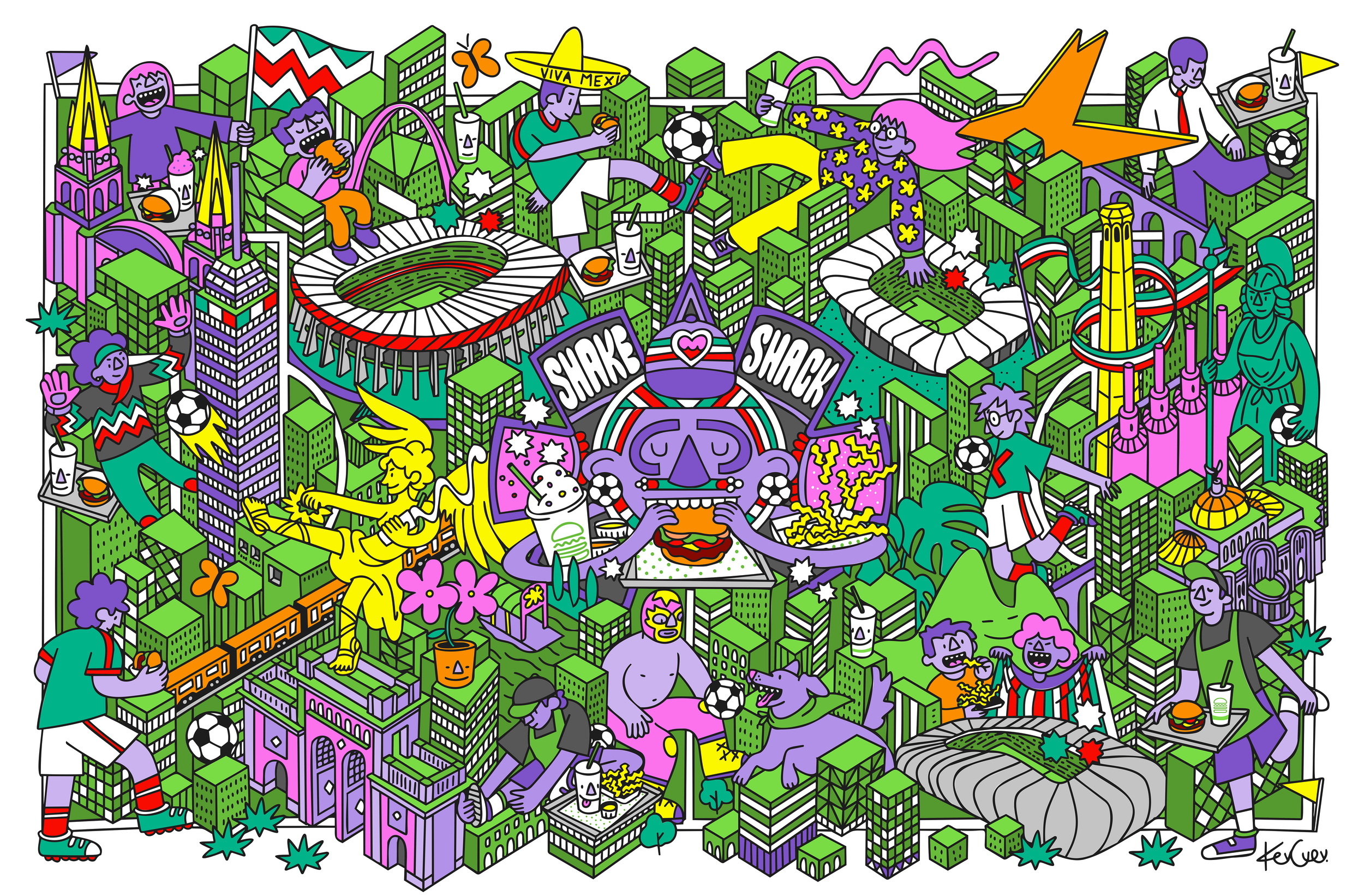 Shake Shack x Kev Cuev
