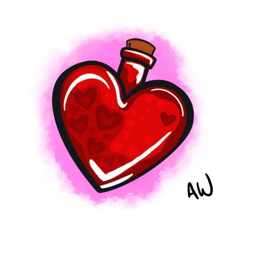 Looking for a love potion this Valentines day? 

Dm to claim or start your custom design

 #tattooart #yyctattooflash #tattooideas #valentinesday #valentinesdaygift