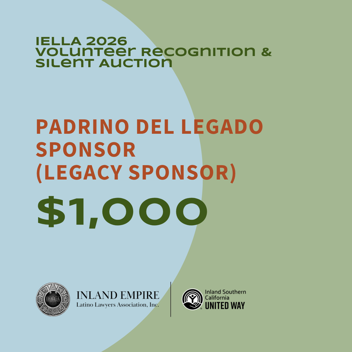 PADRINO DEL LEGADO SPONSOR (Legacy Sponsor)