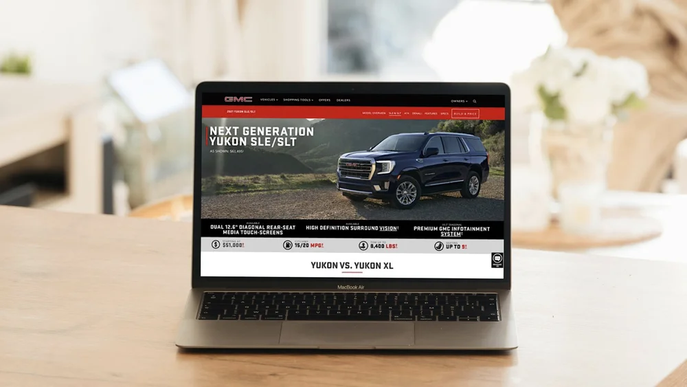 GMC Yukon Website