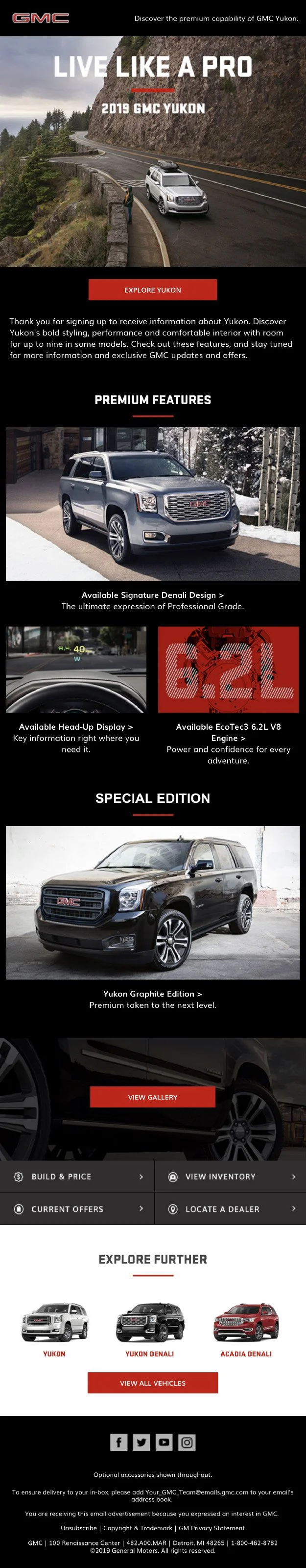 GMC CRM Email Campaign
