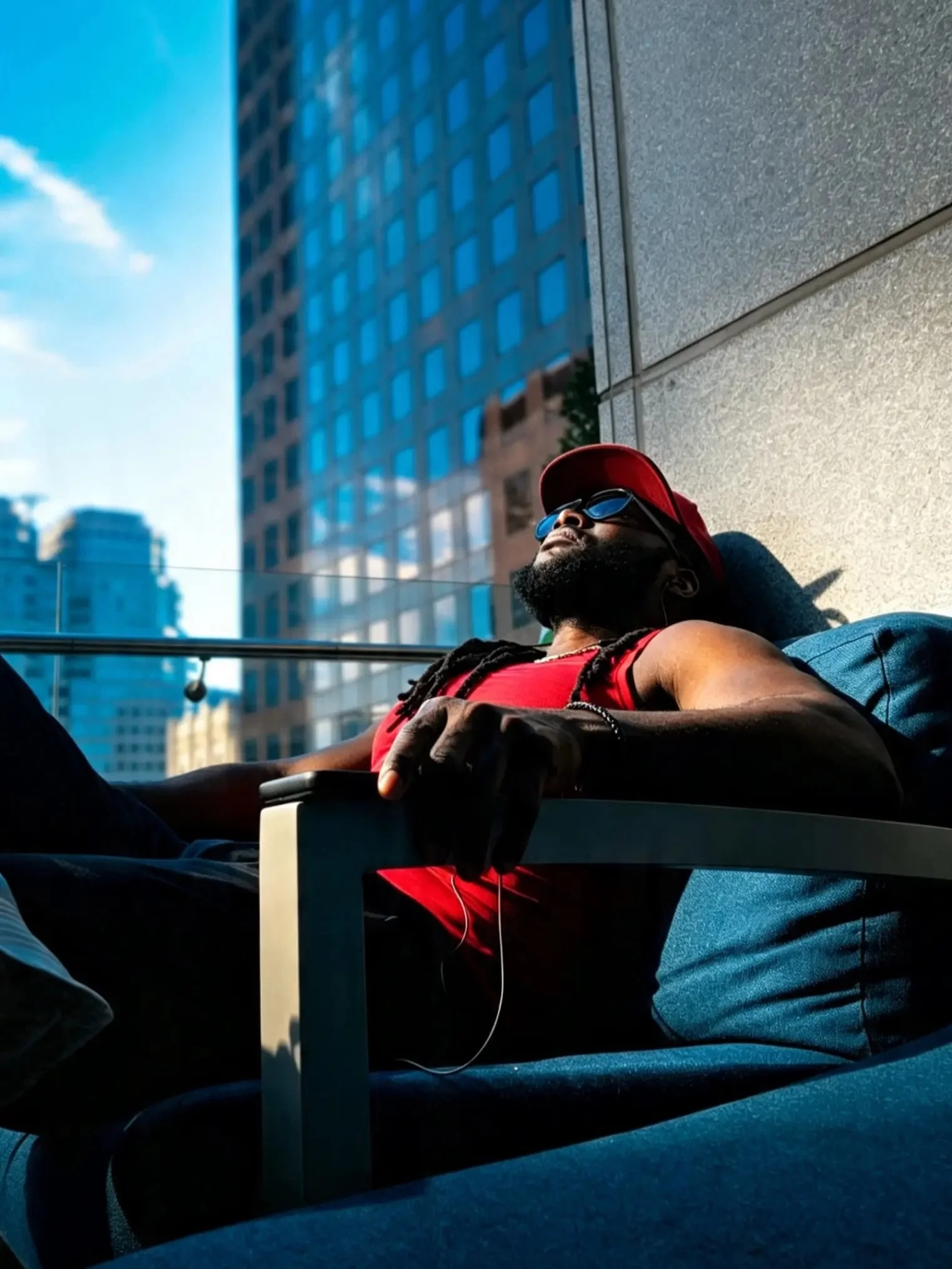 Clear skies &amp; quiet streets. Having one who walks life&rsquo;s journey with you through every light and shadow is true wealth. 

#allofme #realwealth #love #urbanliving #singersongwriter