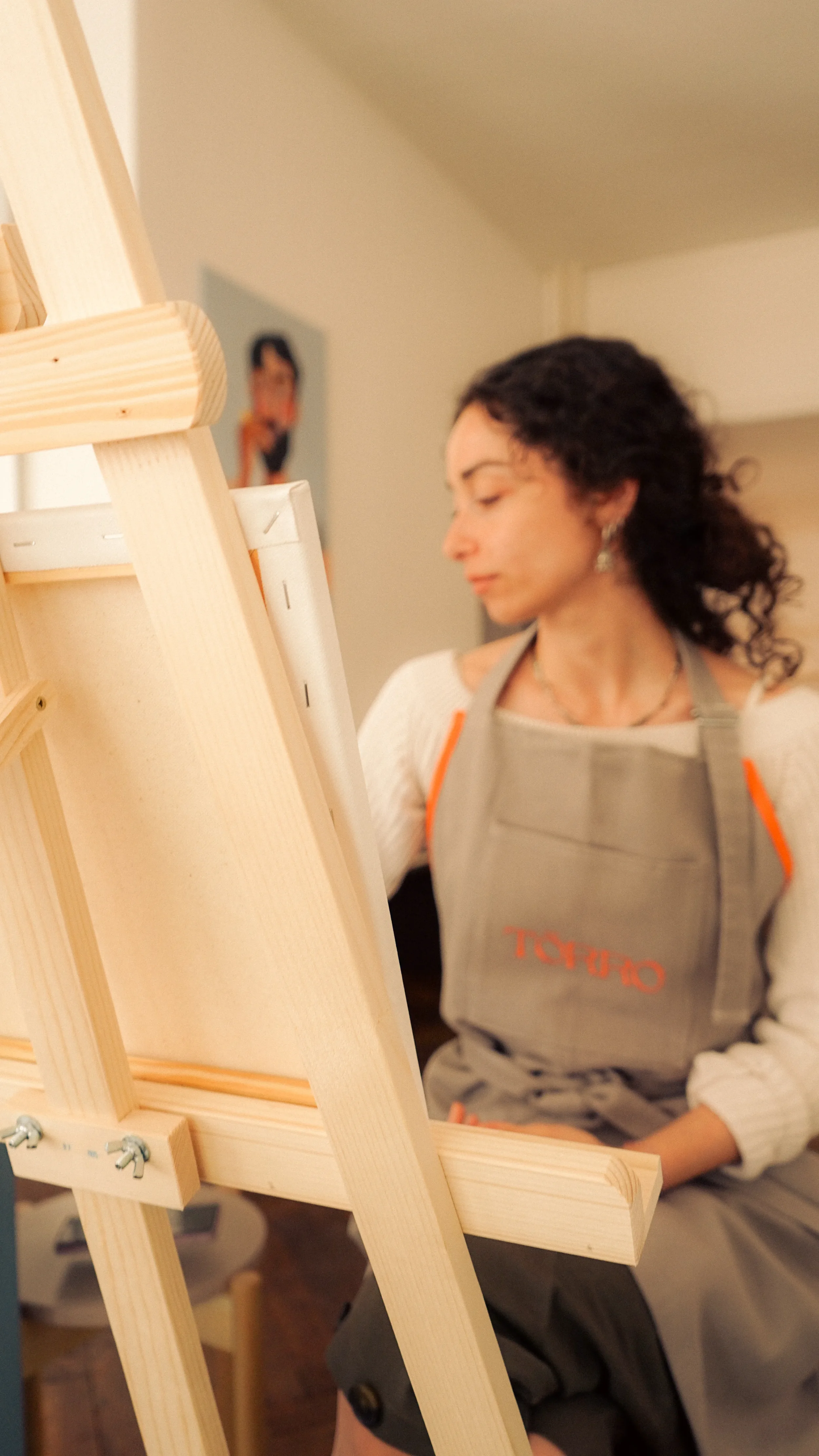 Portrait Painting Class: From Realistic Features to Creative Expression