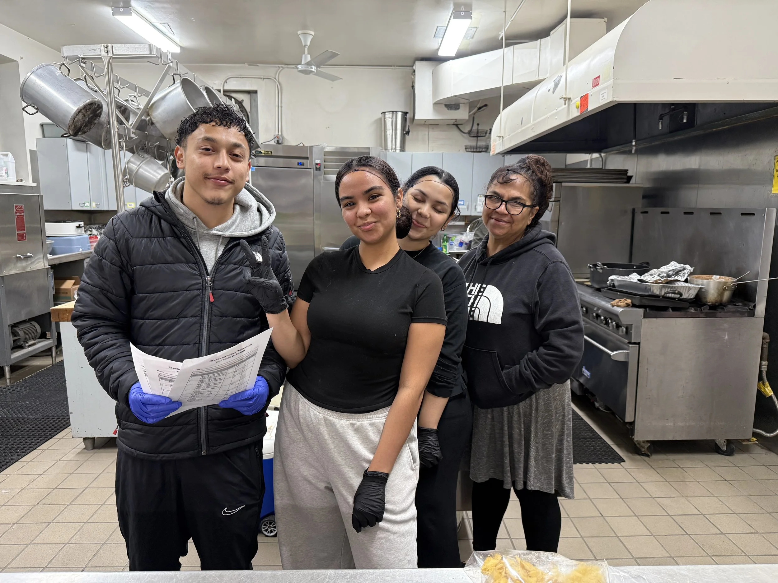Our food service team will make you a delicious dinner on Friday and lunch on Saturday.