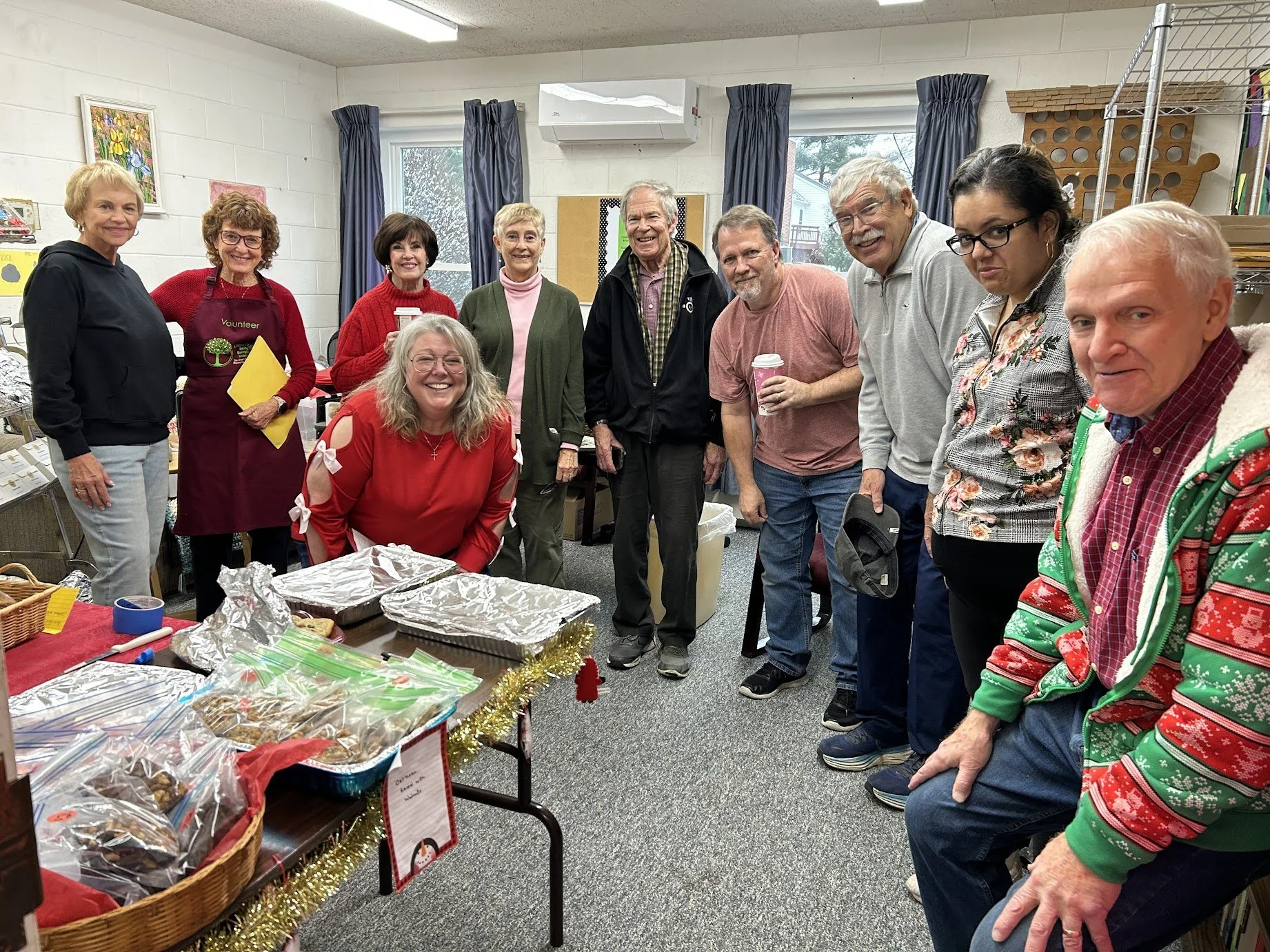 A few of the 55 Winterfest volunteers 