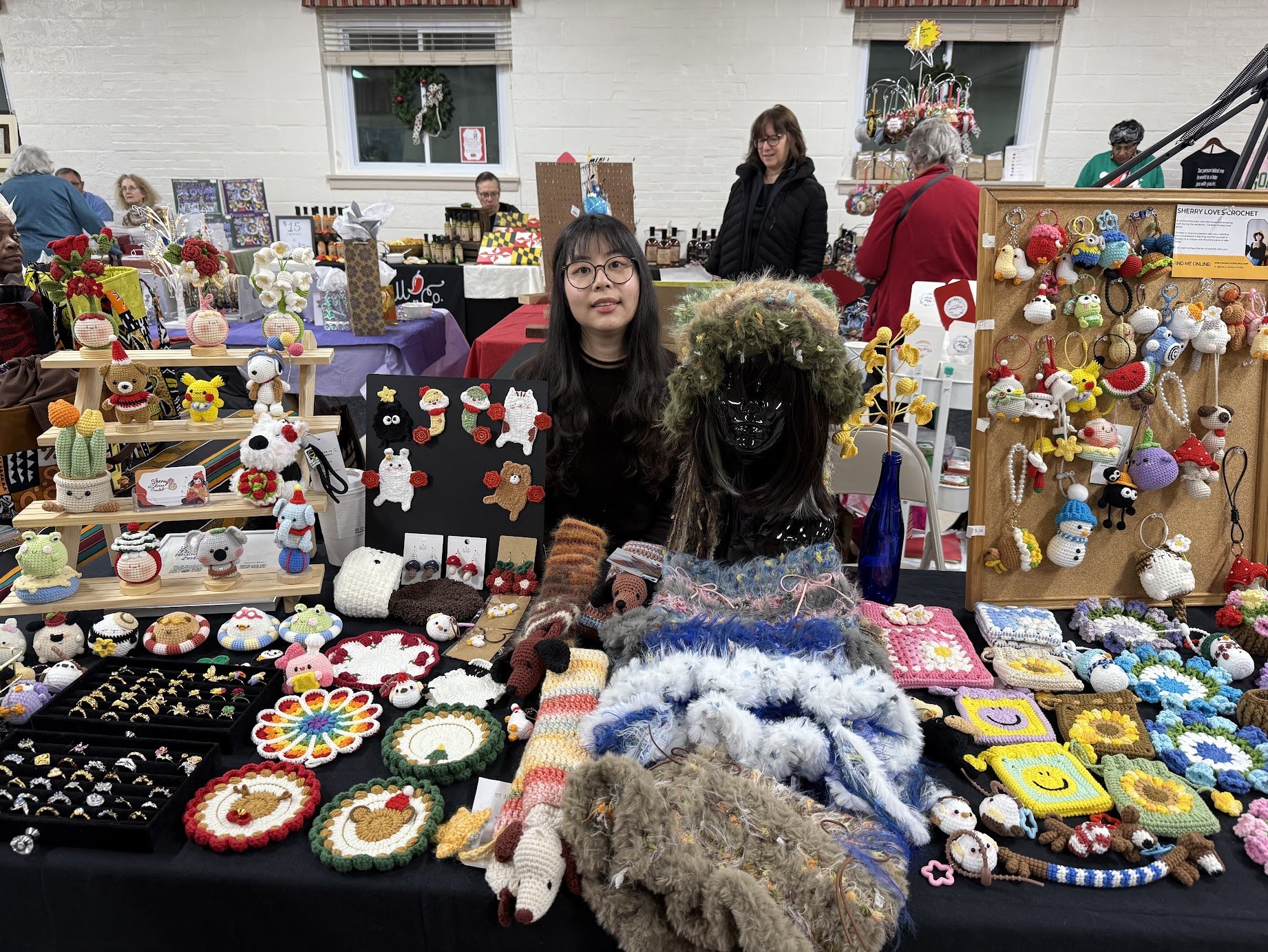 You won't believe the variety of crochet characters and items you'll find in this booth! Your children will be thrilled!