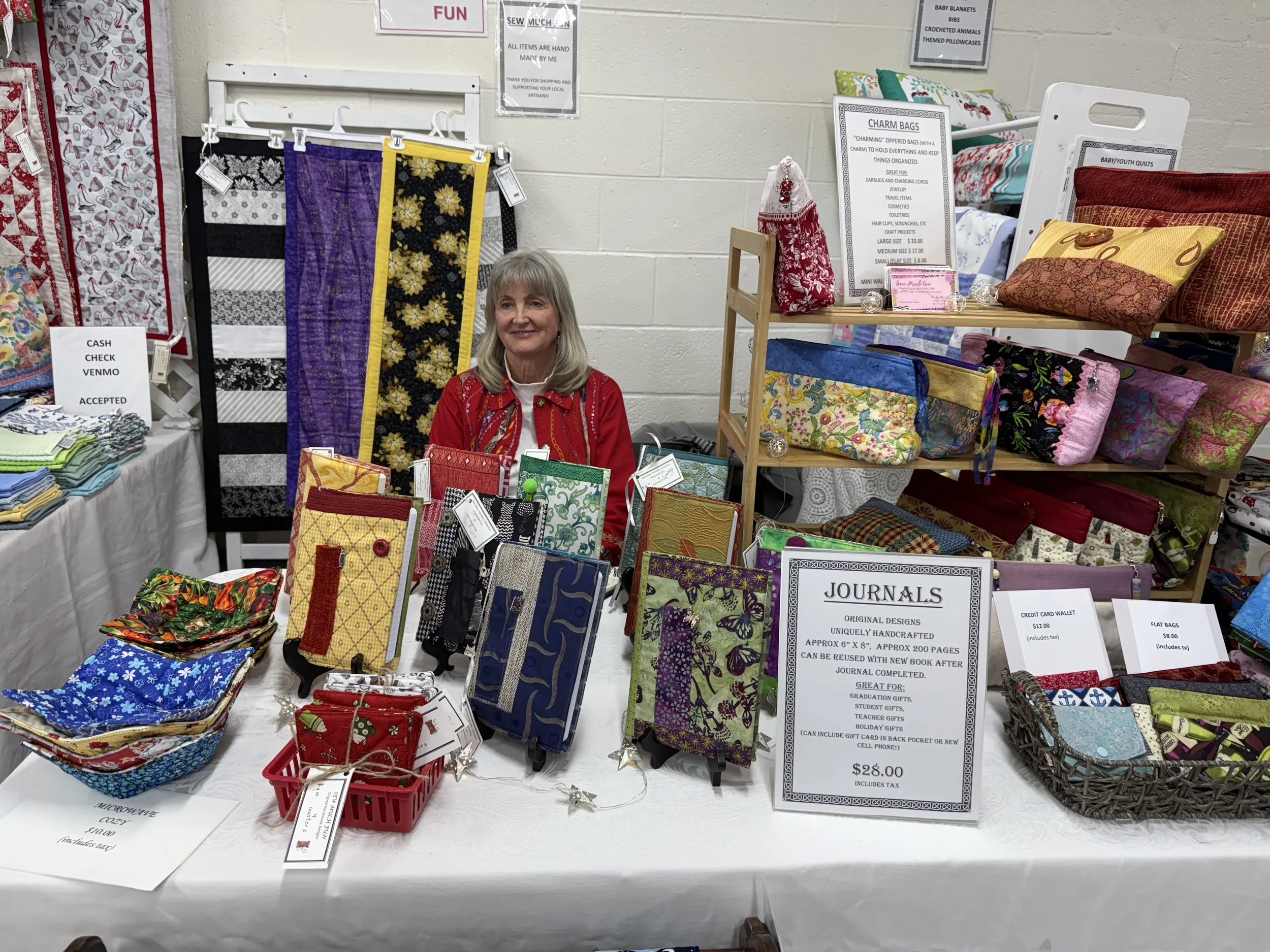 With all the cooking and serving you'll be doing this holiday, why not do it in style and buy a beautiful apron, table runner or towel. Don't forget a journal so you can record all of those special times you had this holiday.