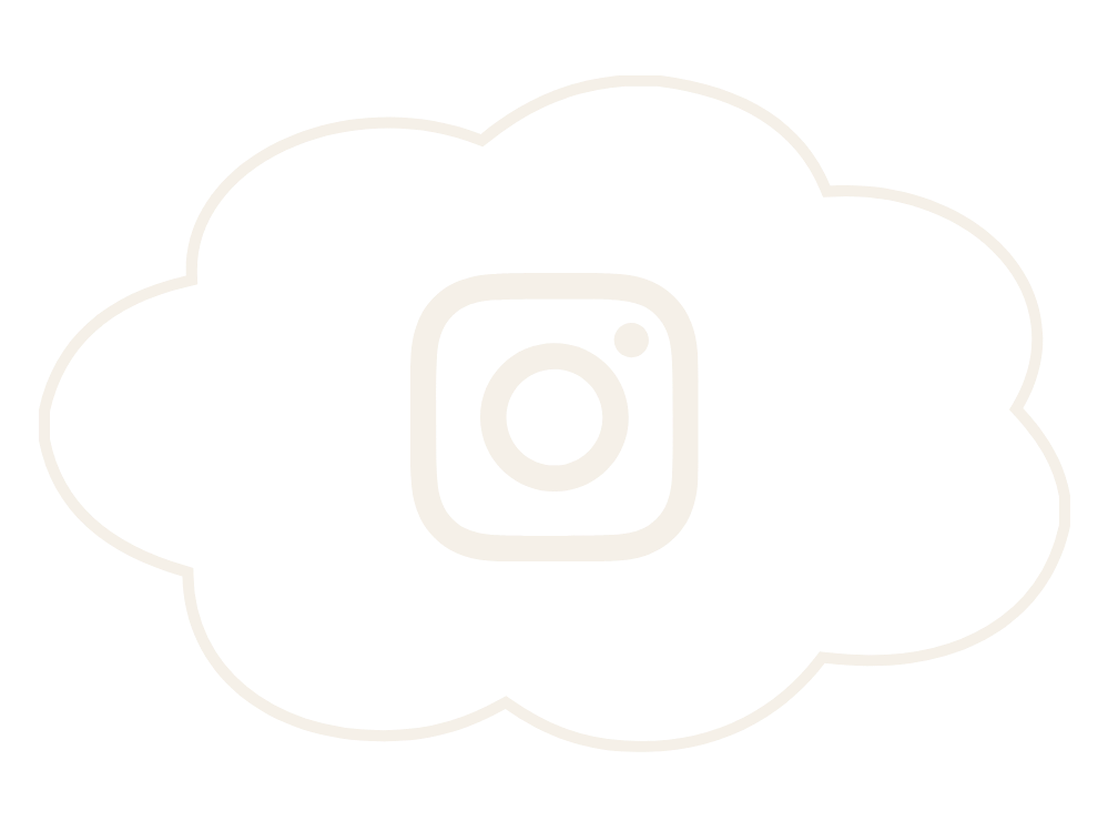 Instagram icon in a cloud