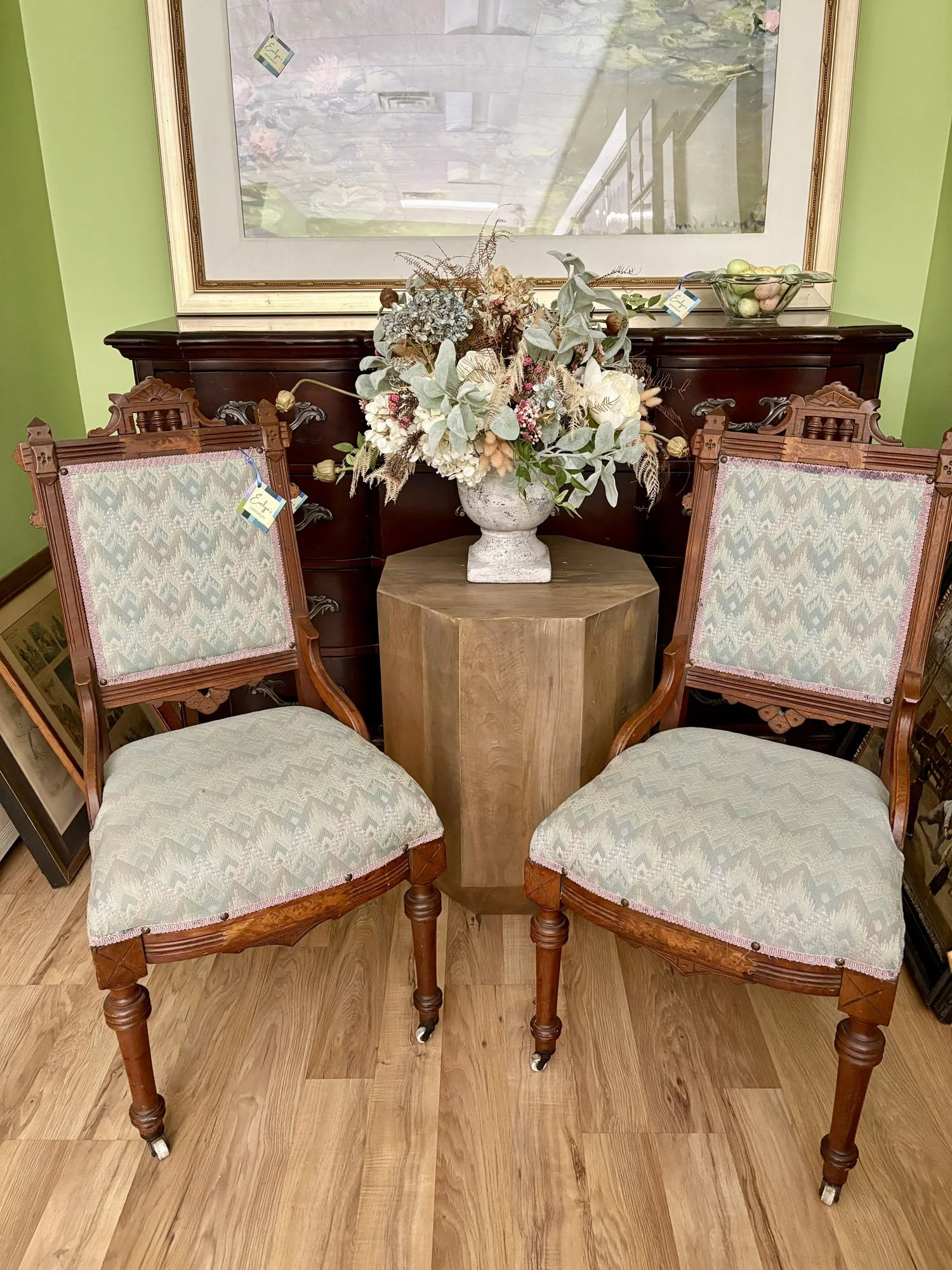 Pair of Eastlake Antique Chairs