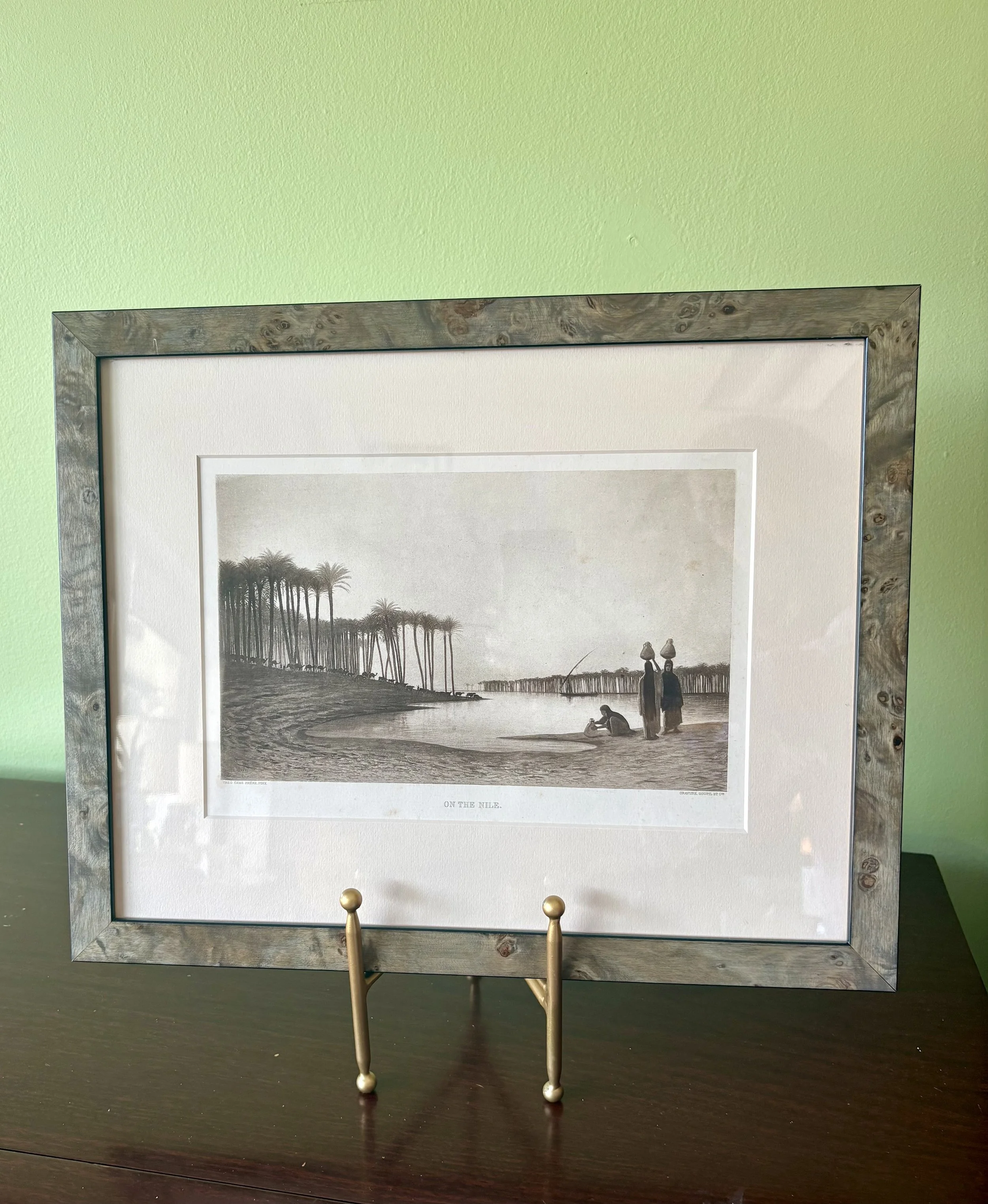 “On the Nile” Photogravure by Theodore-Charles Frere