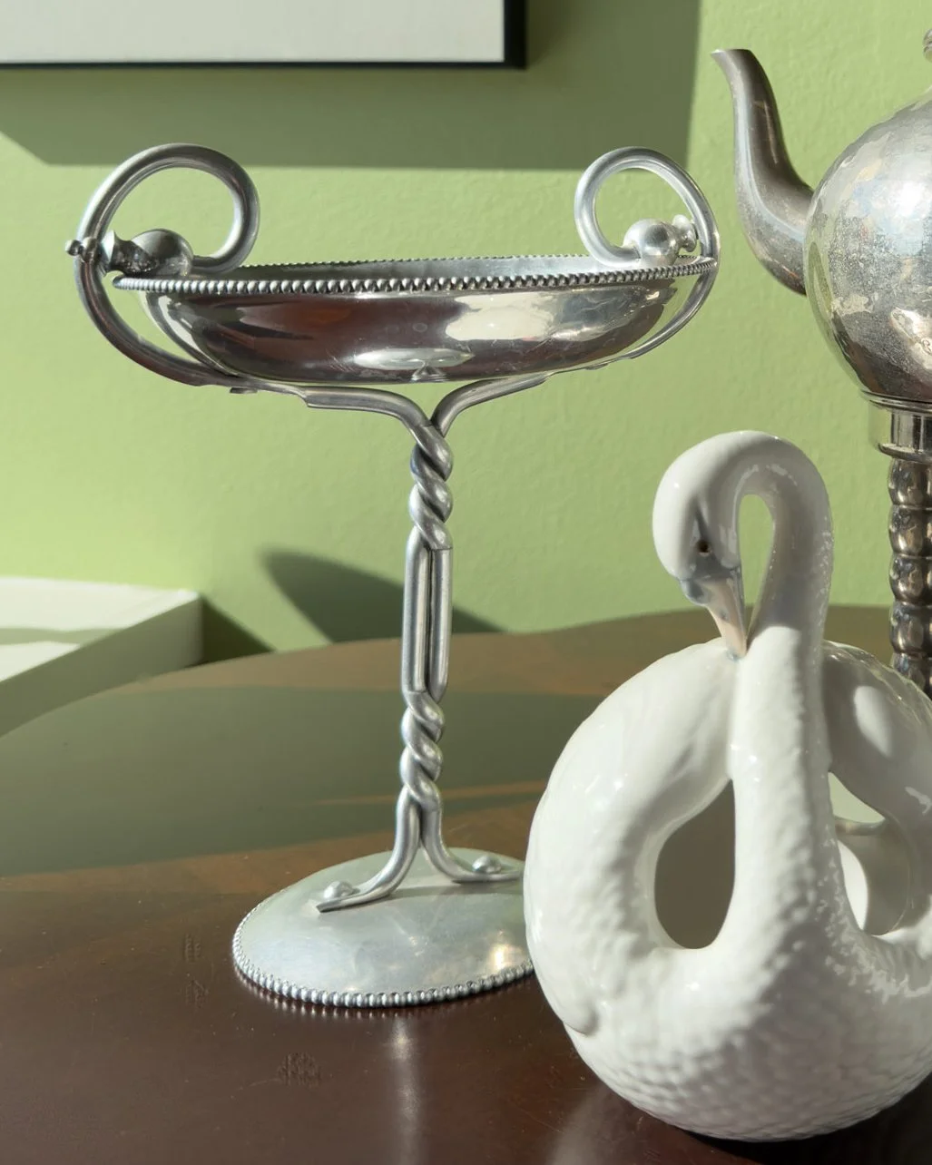 B.W. Buenilum Mid-Century Hand-Hammered Candy Dish