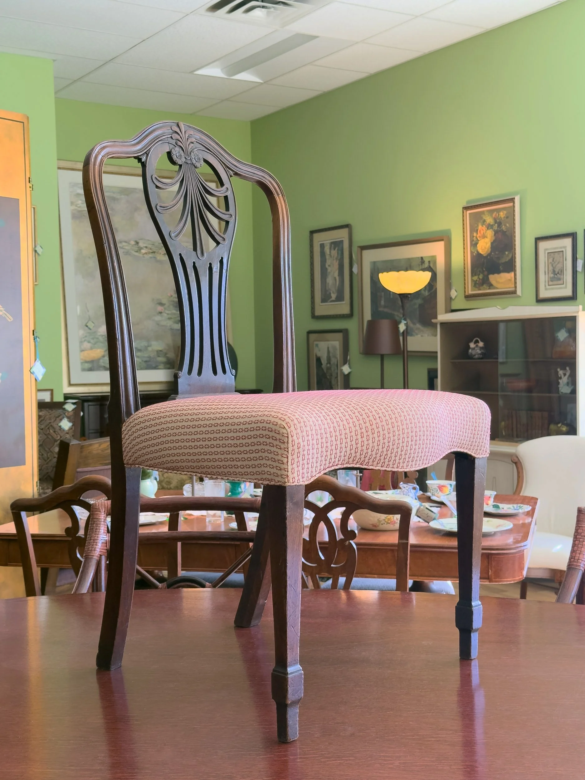 Hepplewhite Side Chairs - Pair