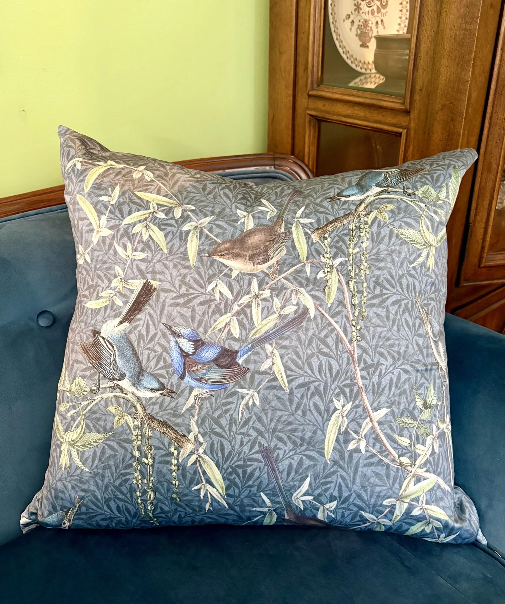 Monet's Night Garden Masterpiece Throw Pillow
