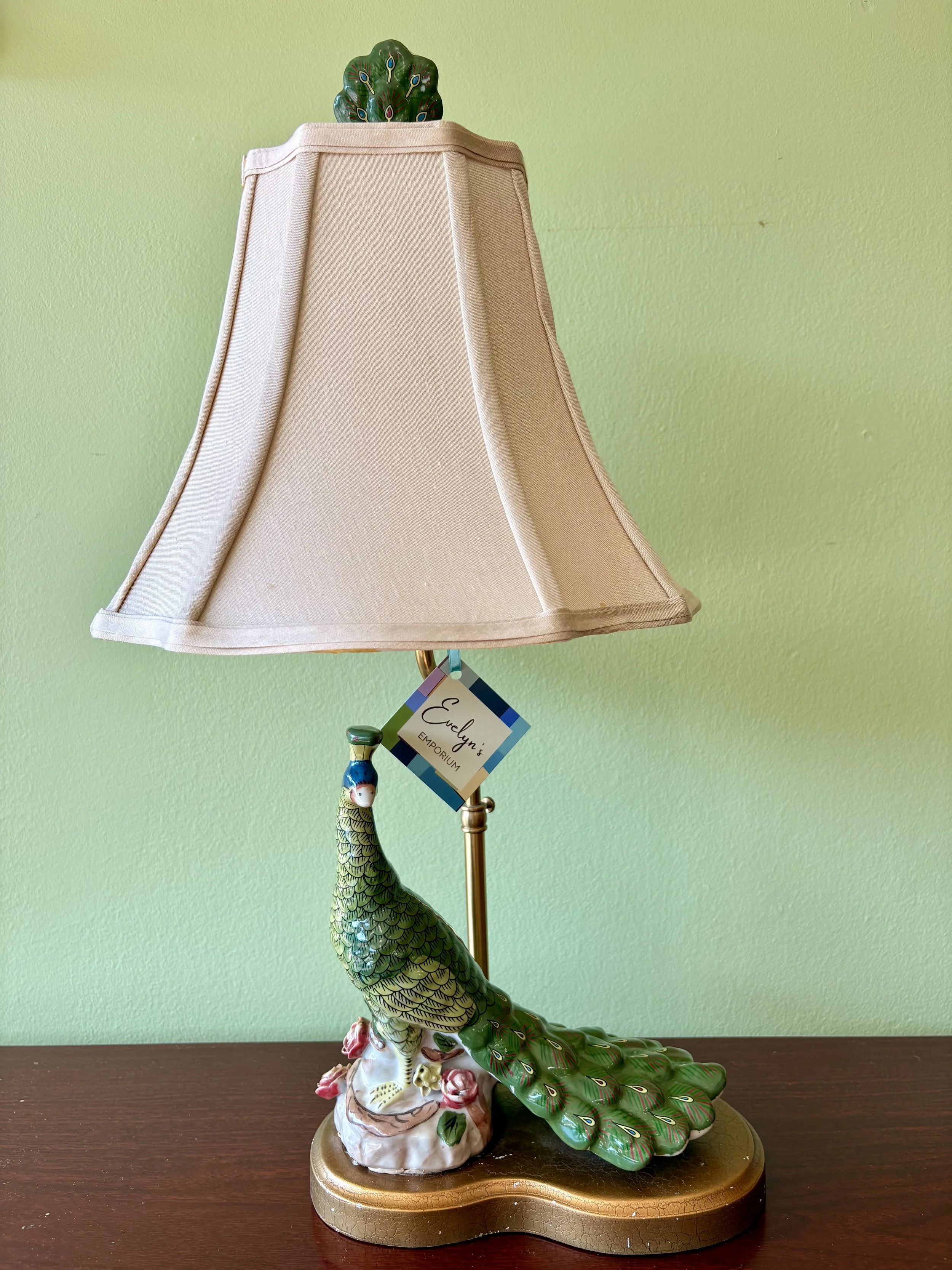 Peacock Lamp