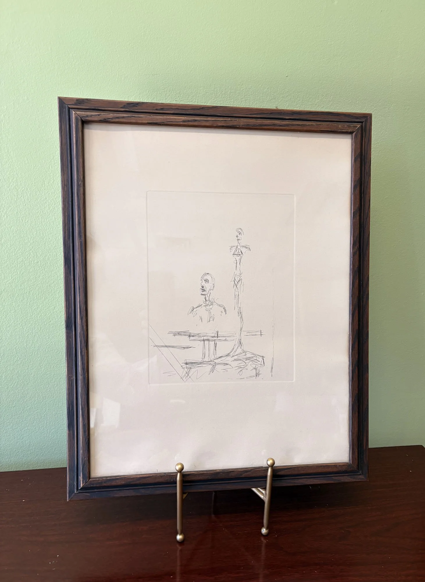 Original Etching, “The Search” by Alberto Giacometti