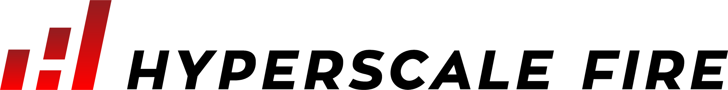 HyperScale Fire logo with red upward arrows and black text