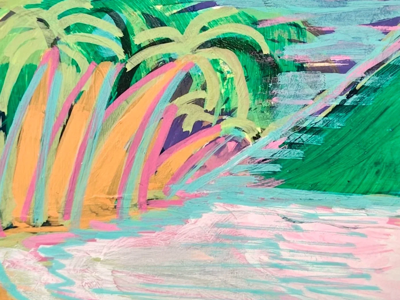 Sweetwater Shores Signed ACEO Original Work