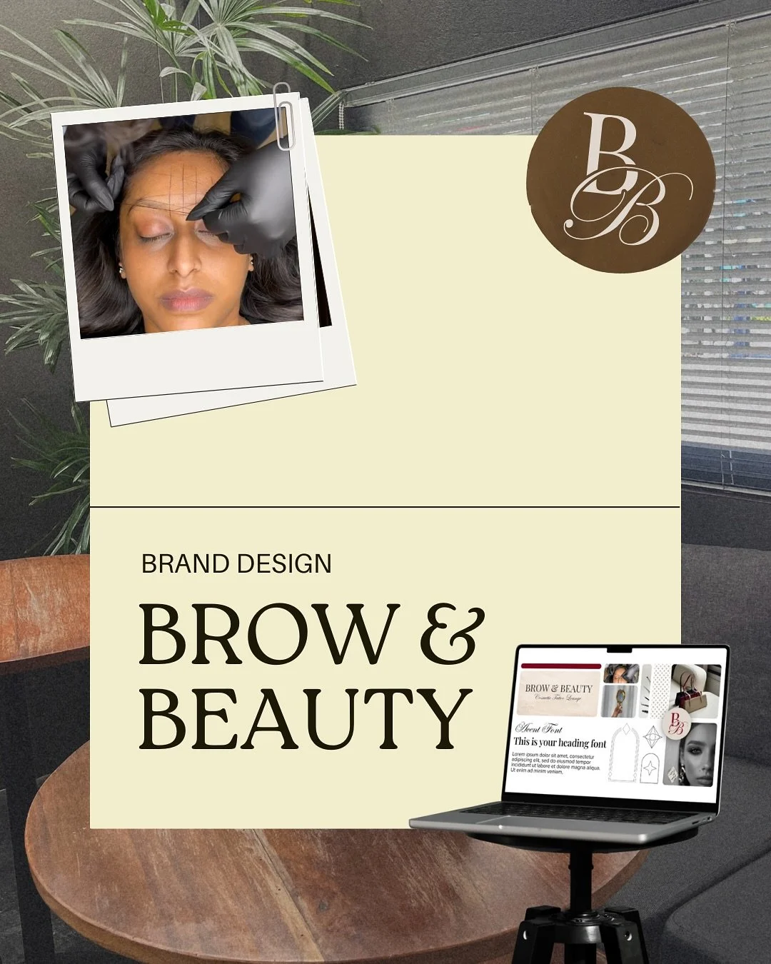 finally sharing a recent brand design I had the honor of doing for the lovely @browandbeautyorlando 🫶🏻 

Sharon is amazing to work with, and understood her business was ready for that next step! are you ready for yours? ❤️ 

#branddesigner #beautyb