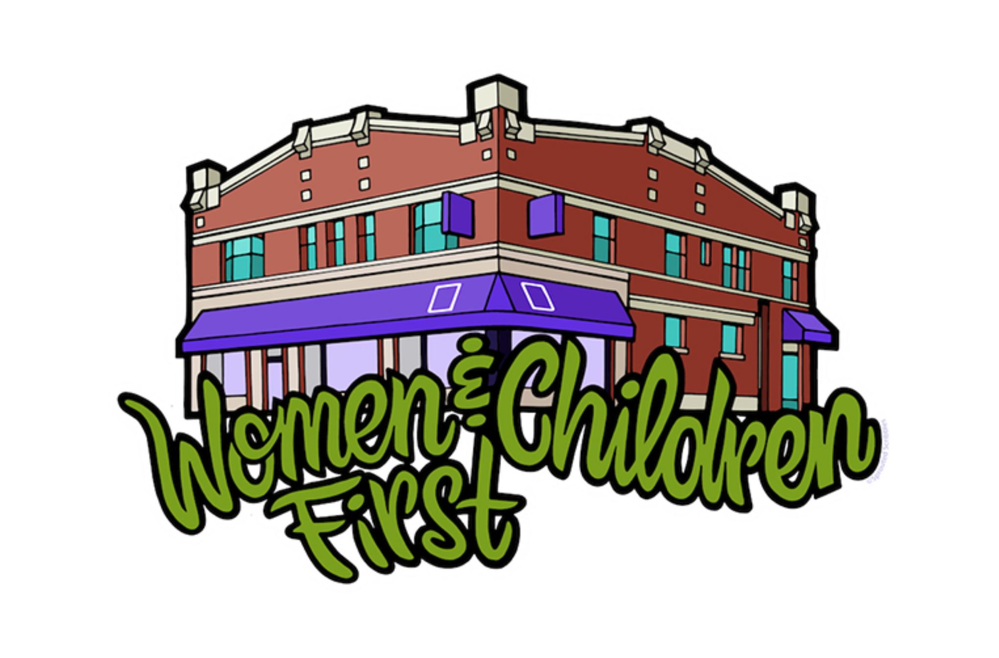 Logo for "Women & Children First"