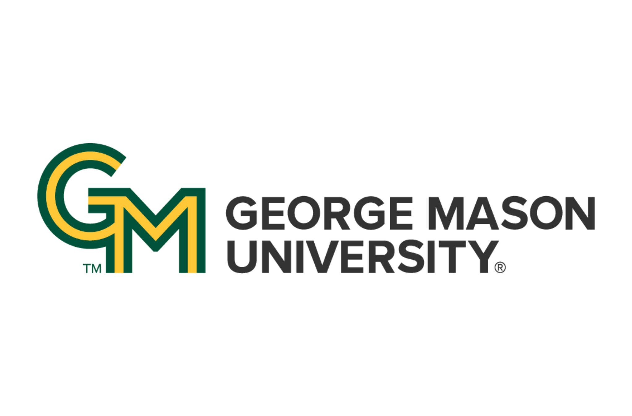 Logo for 'GEORGE MASON UNIVERSITY' 