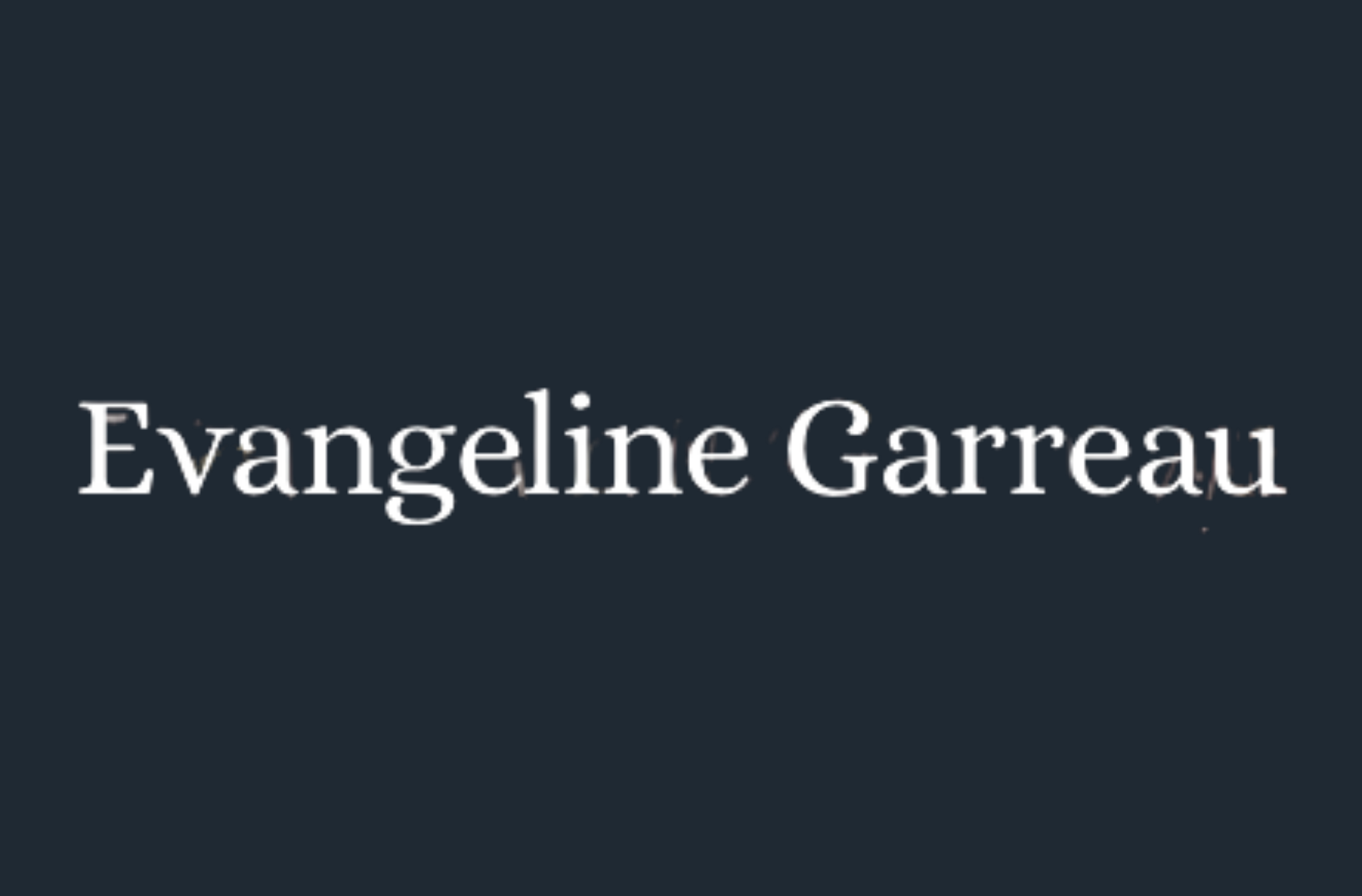 Logo for 'Evangeline Garreau' 