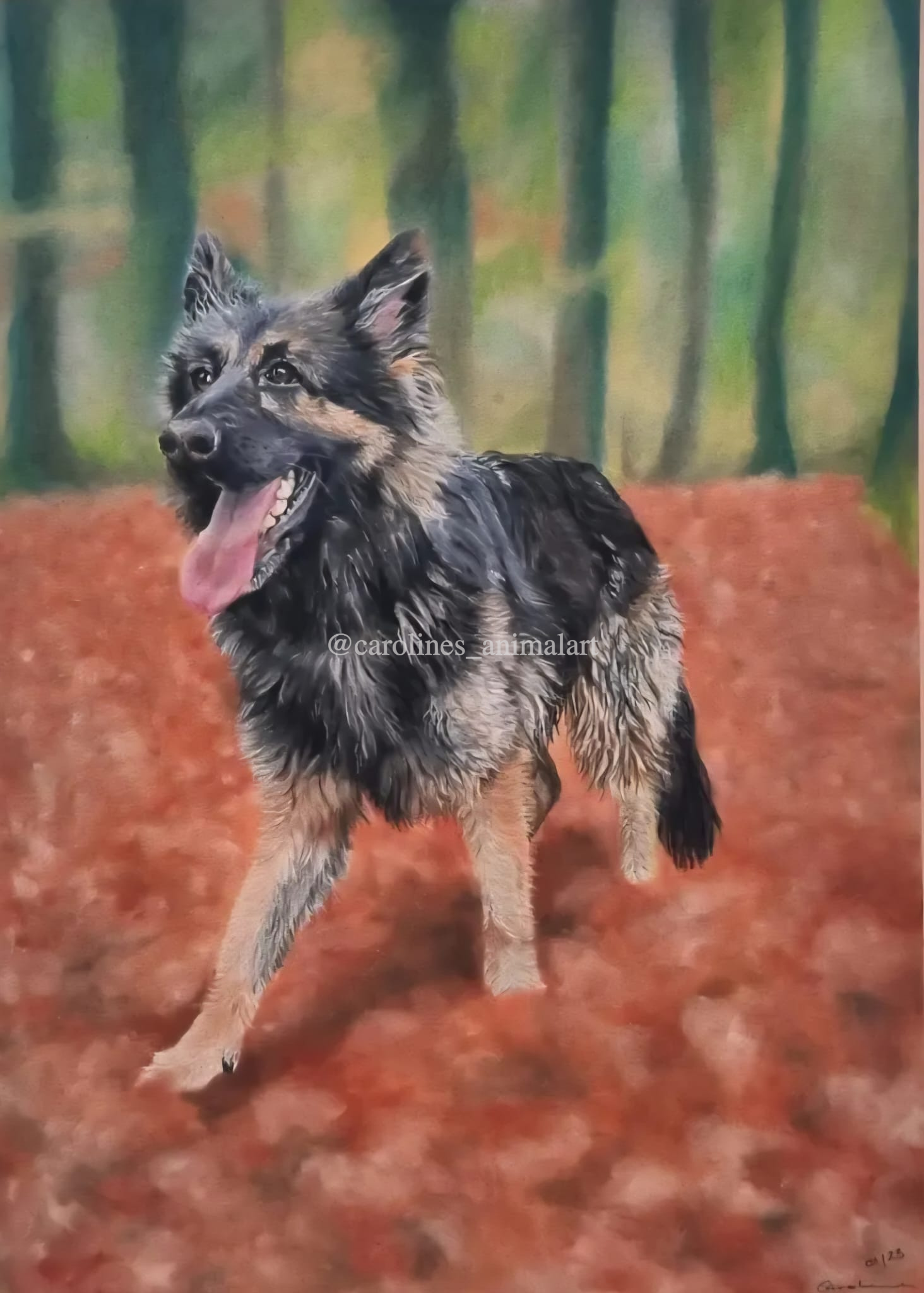 Big Pastel Drawing