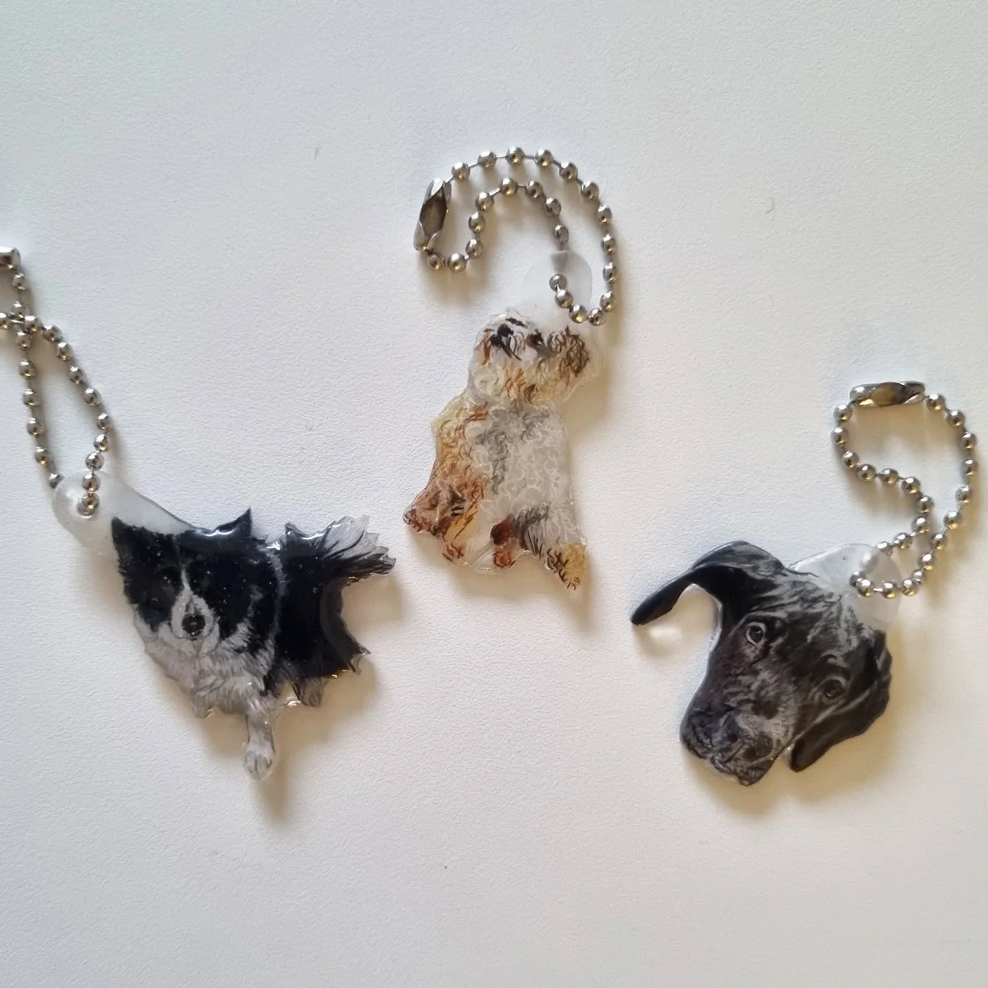 Three cuties.
#keychain #keyring #animalart
