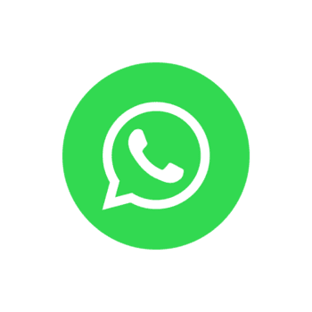 Green WhatsApp logo with white speech bubble and phone icon