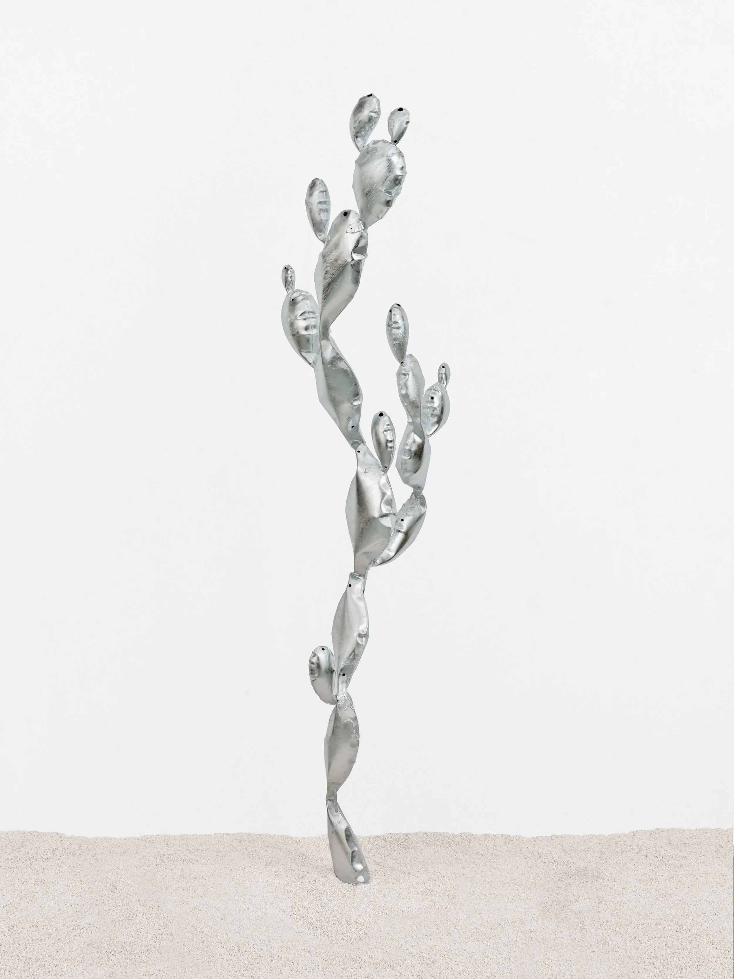 Stefan Knauf,
Cactus XIII, 2023,
Inflated steel, hot dip galvanized,
243 x 75 x 70 cm