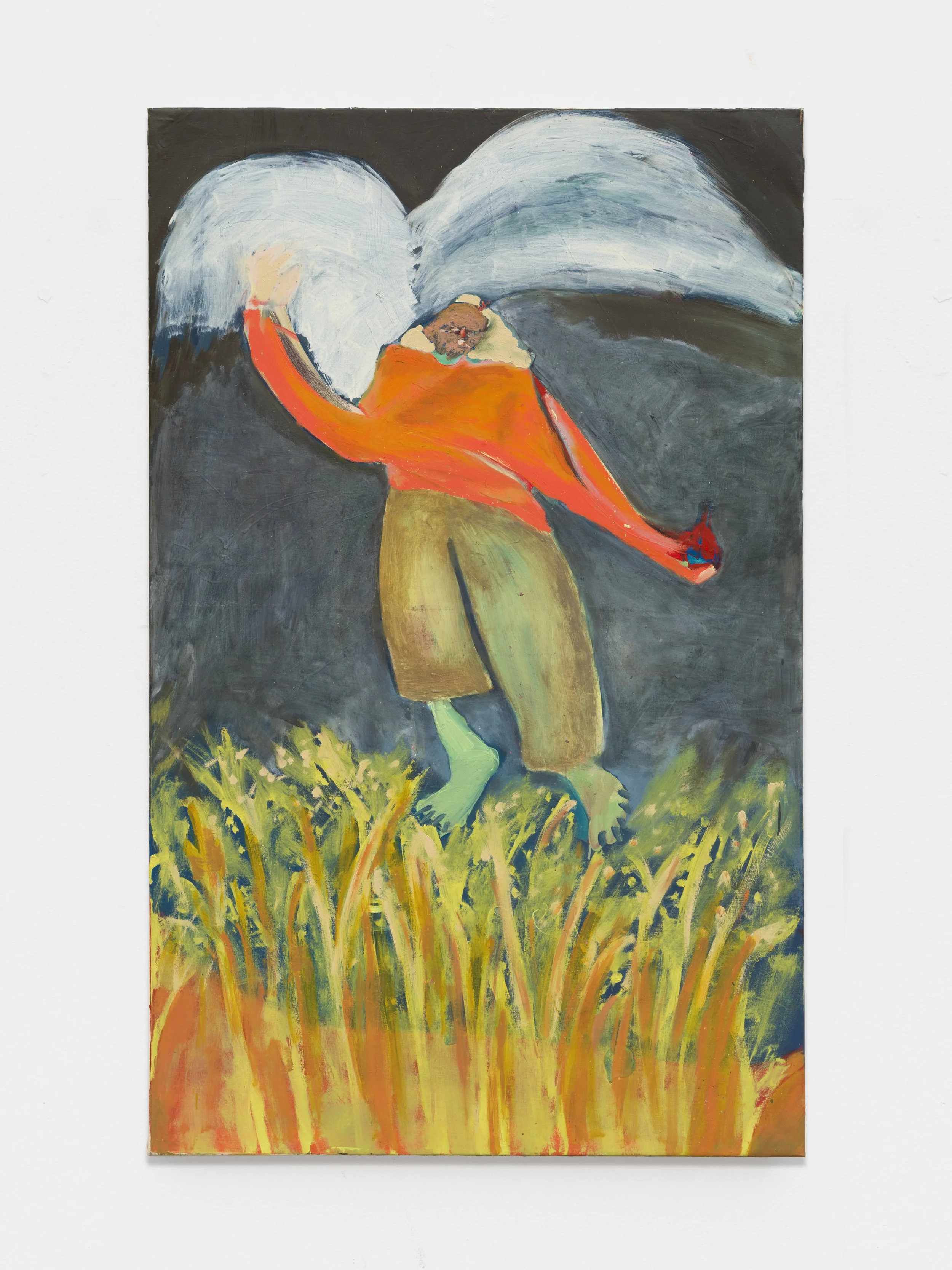 Maxim Gunga,
Joseph's Traum von den elf Ähren, 2020, oil on canvas, 160 x 100 cm