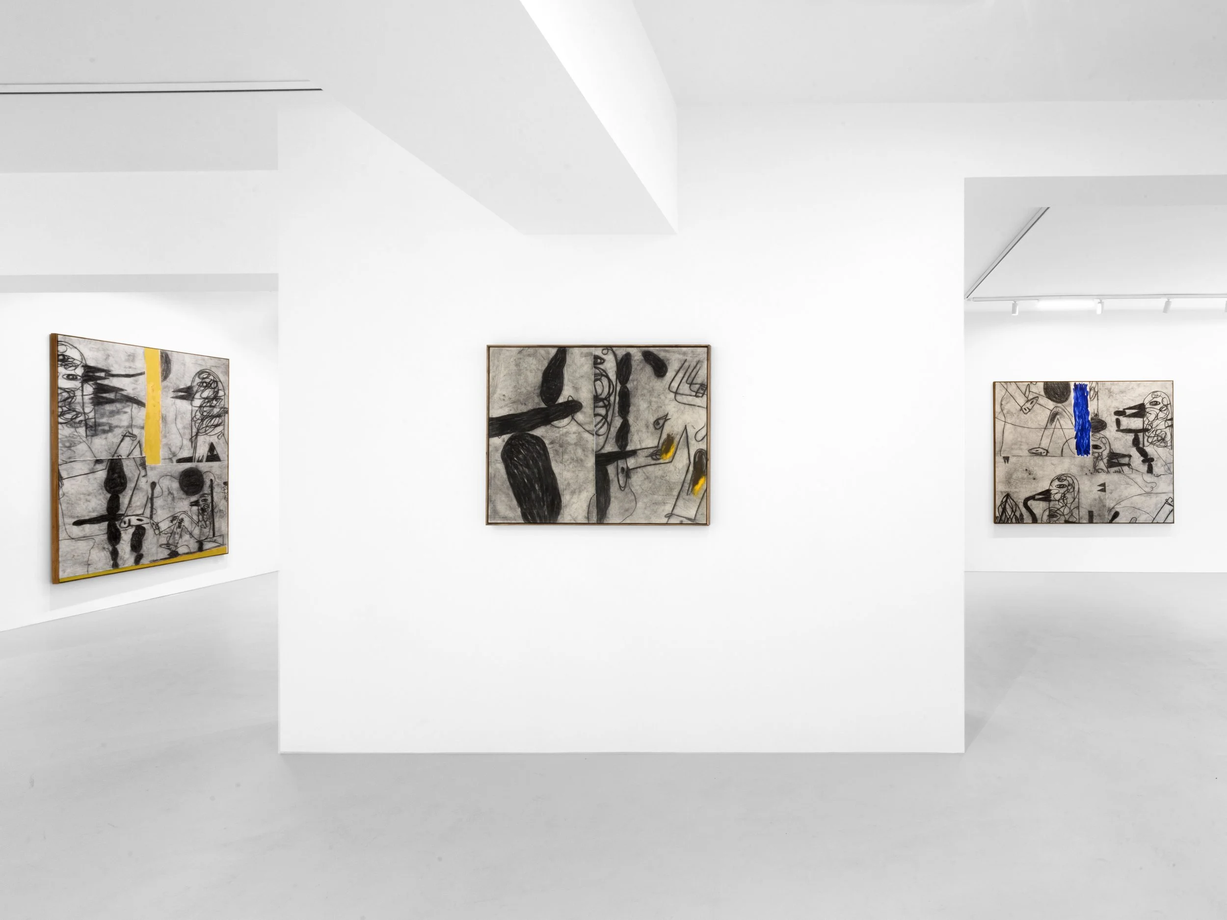 Jan Zöller, Nothing else changes it just rearranges, Installation View, Robert Grunenberg, 2024