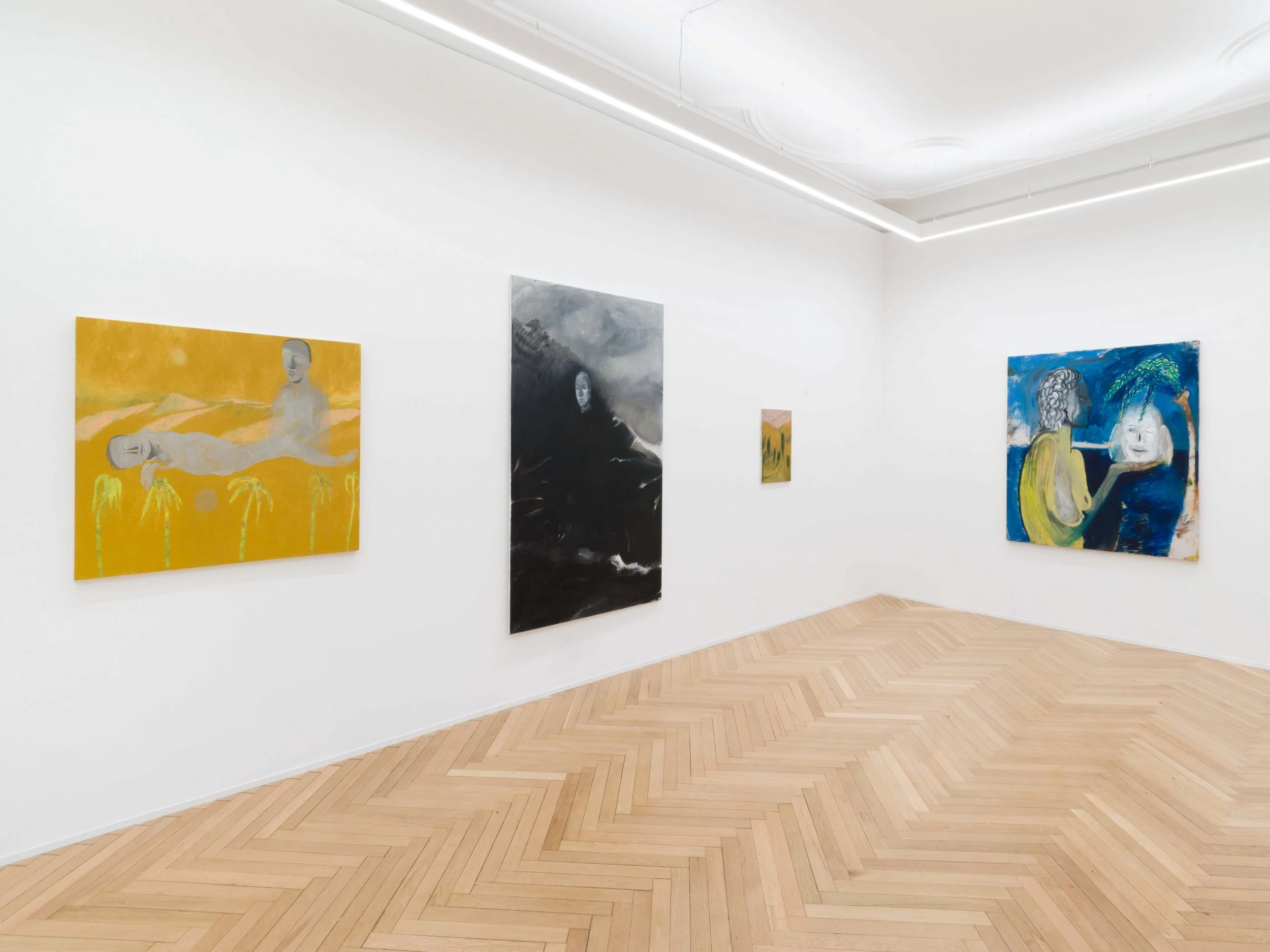 Filip Henin,
Installation view from the exhibition "Regarding Past at Noon", 2023. Robert Grunenberg, Berlin (DE)
